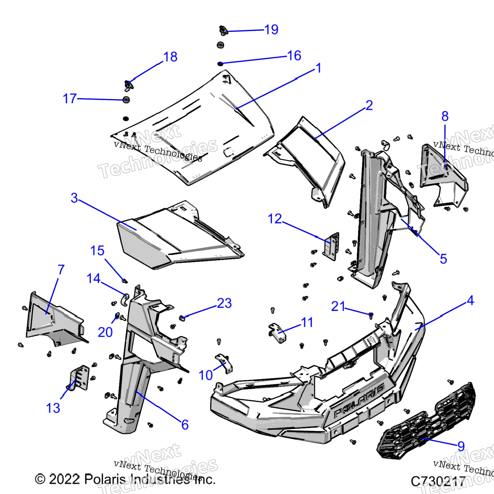 Body, Hood, & Front Fenders