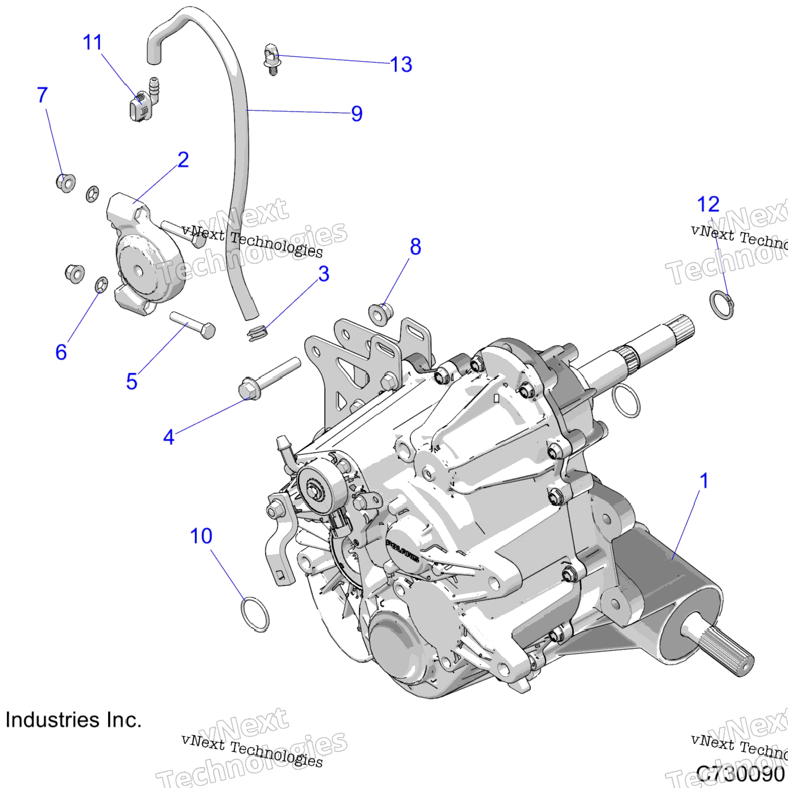 Drive Train, Main Gearcase Mounting