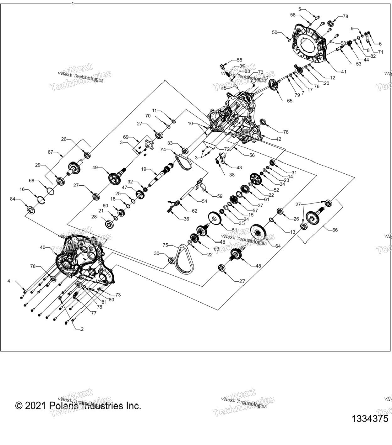 Drive Train, Main Gearcase