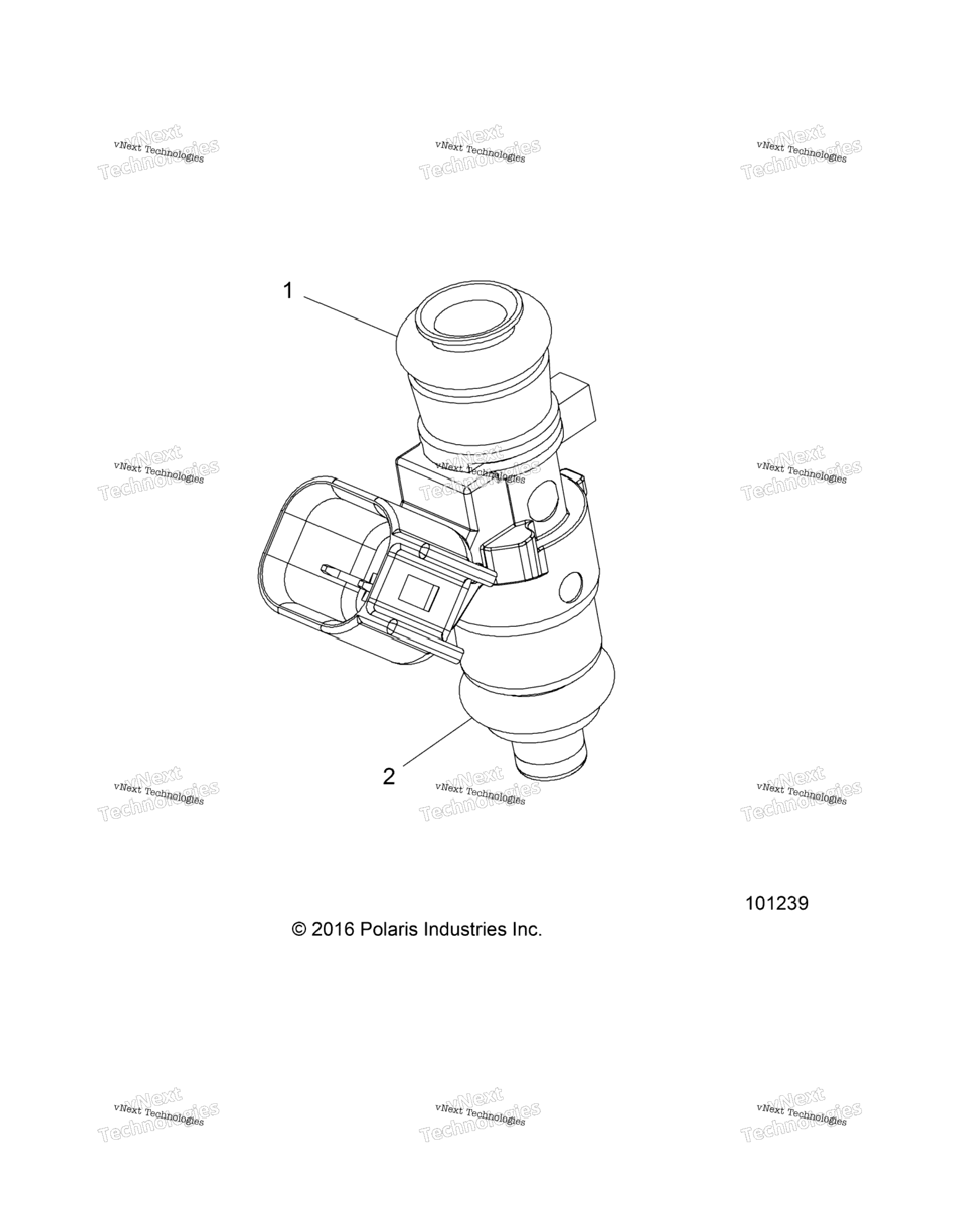 Engine, Fuel Injector