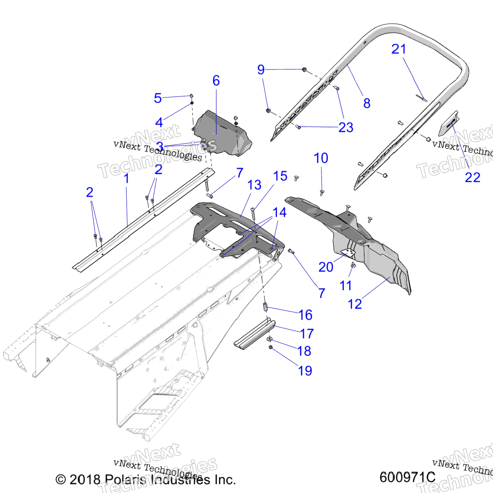 Body, Bumper, Rear, Snowflap & Taillight Cover