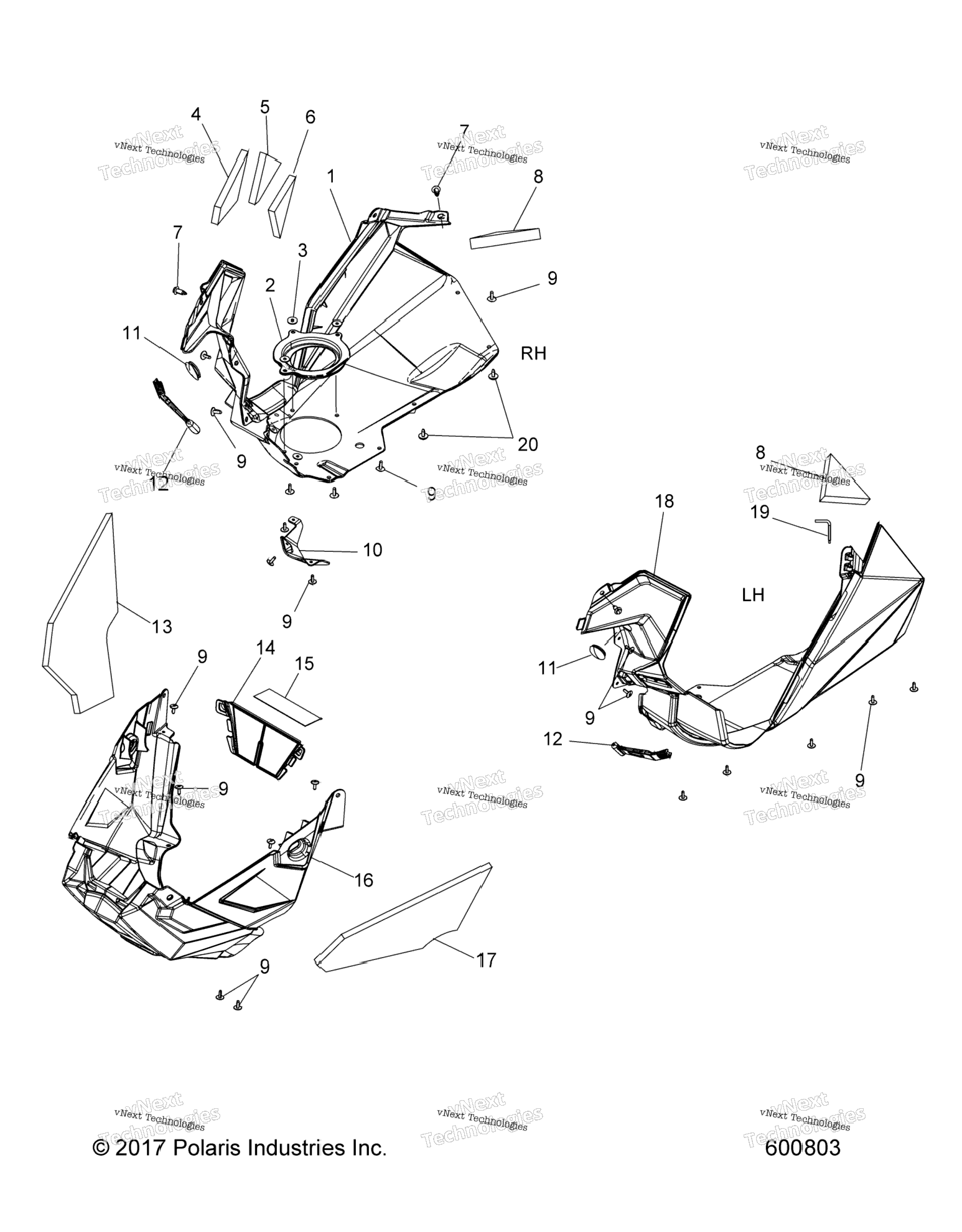 Body, Fenders And Nosepan Asm