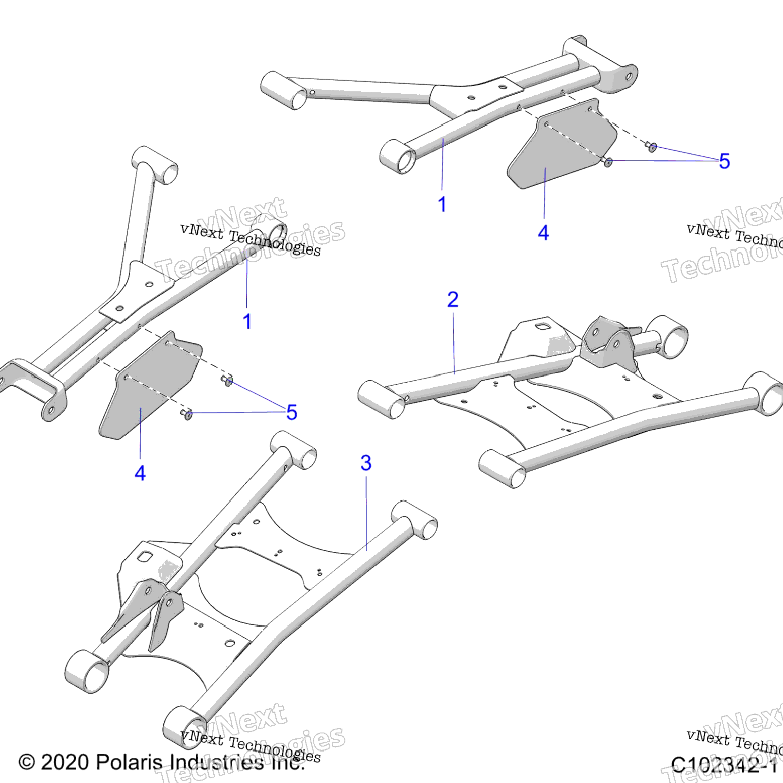 Suspension, Rear Control Arms