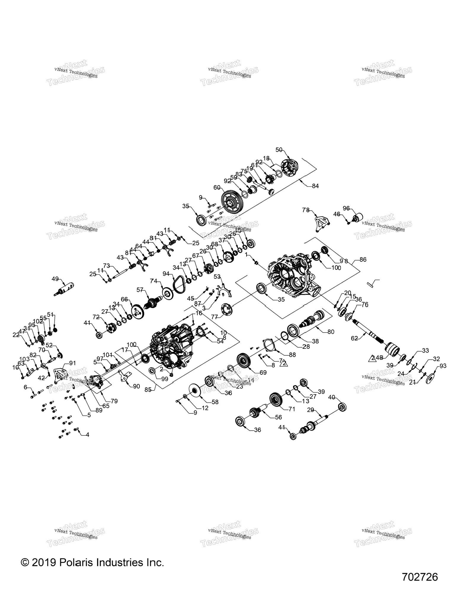 Drive Train, Main Gearcase