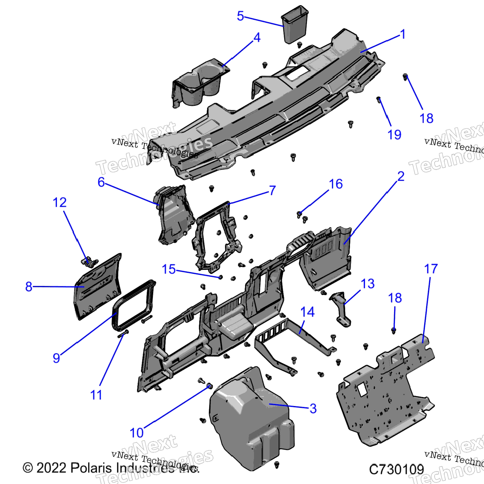 Body, Dash R22maa57f1Sf1F9C1C9Ck