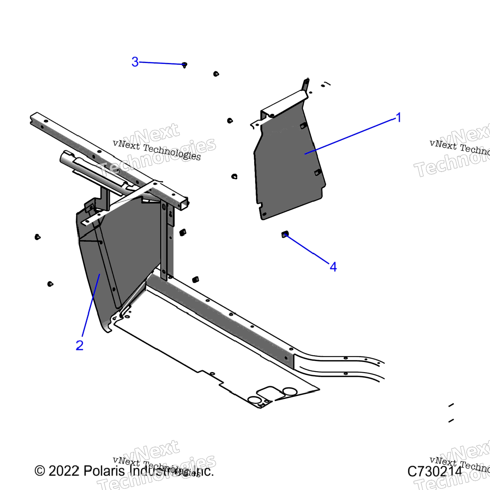 Body, Mud Covers, Rear R22mas57ck