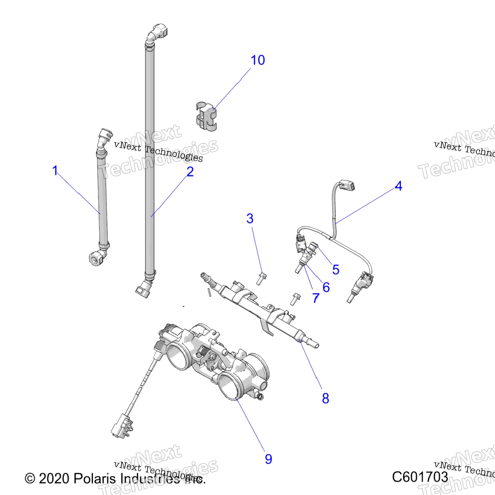 Fuel System, Rail, Lines & Throttle Body S22mdx6dsa6Dea