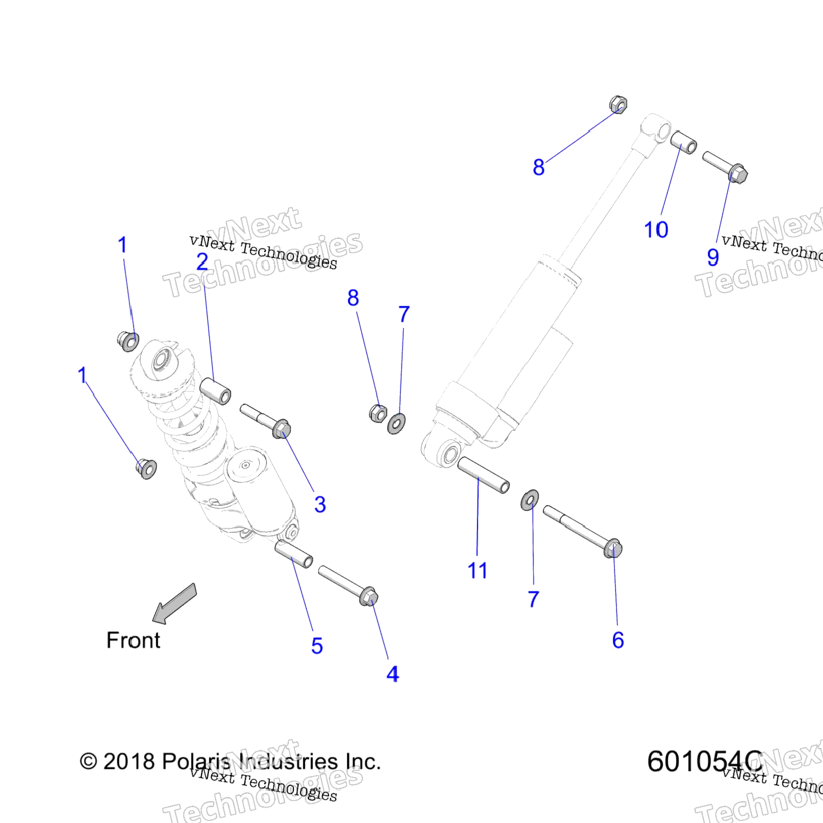 Suspension, Shock Mounting S22mdx6dsa6Dea (601054C)