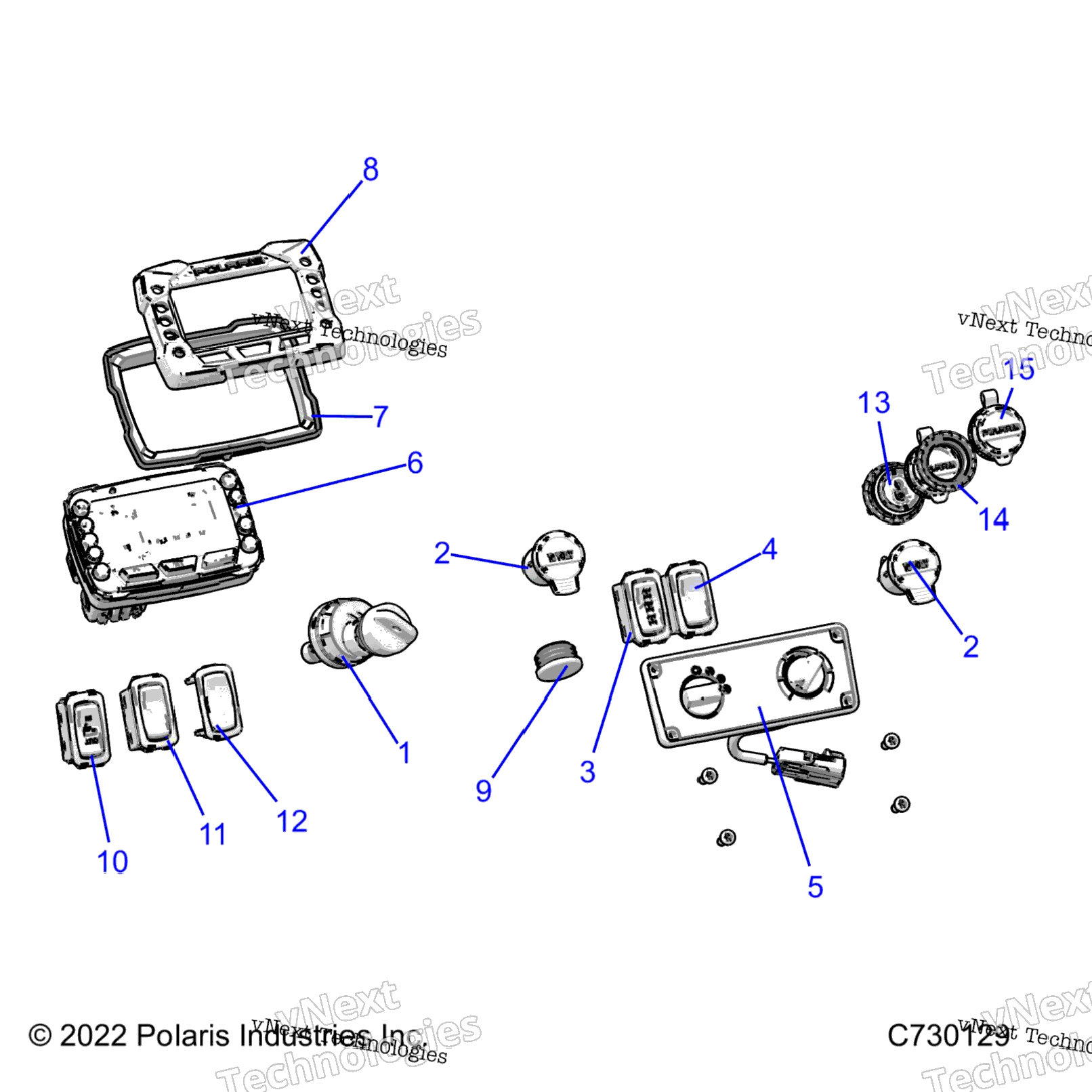 Electrical, Dash Instruments R22maa57f1Sf1F9C1C9Ck