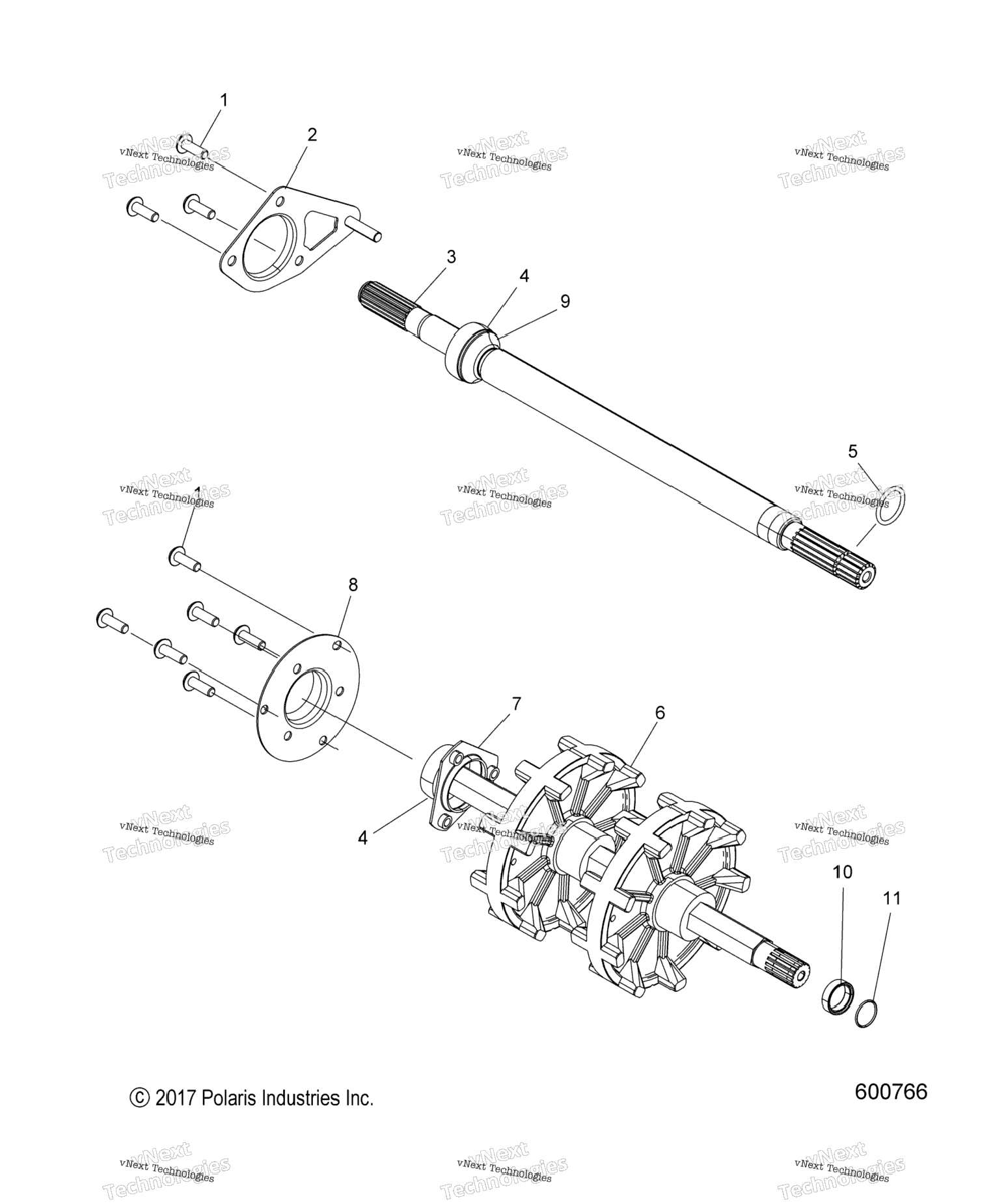 Drive Train, Jackshaft & Driveshaft