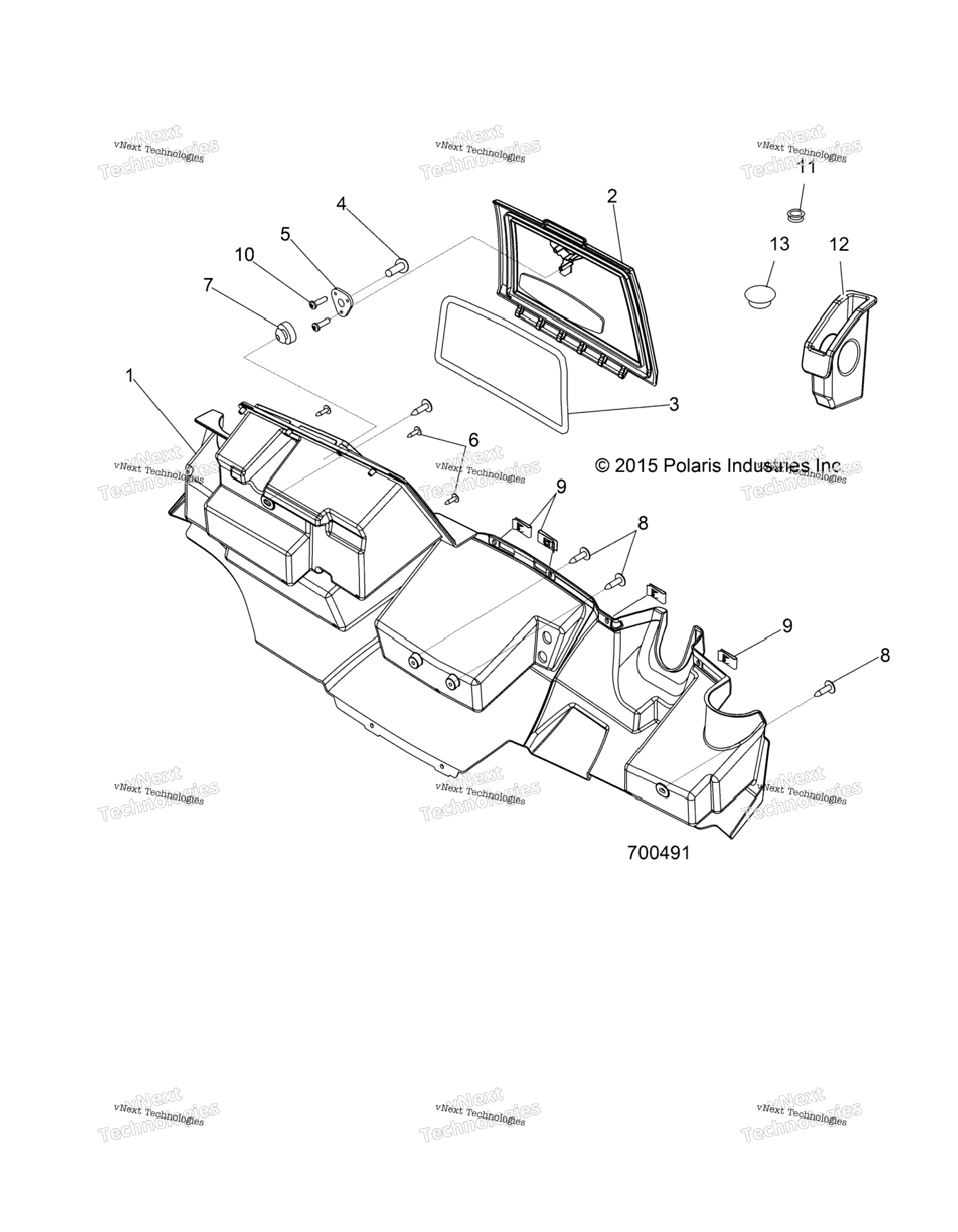 Body, Glove Box Storage