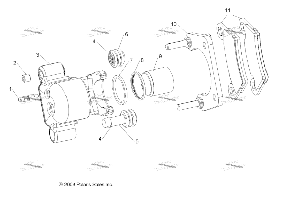 Brakes, Rear Caliper