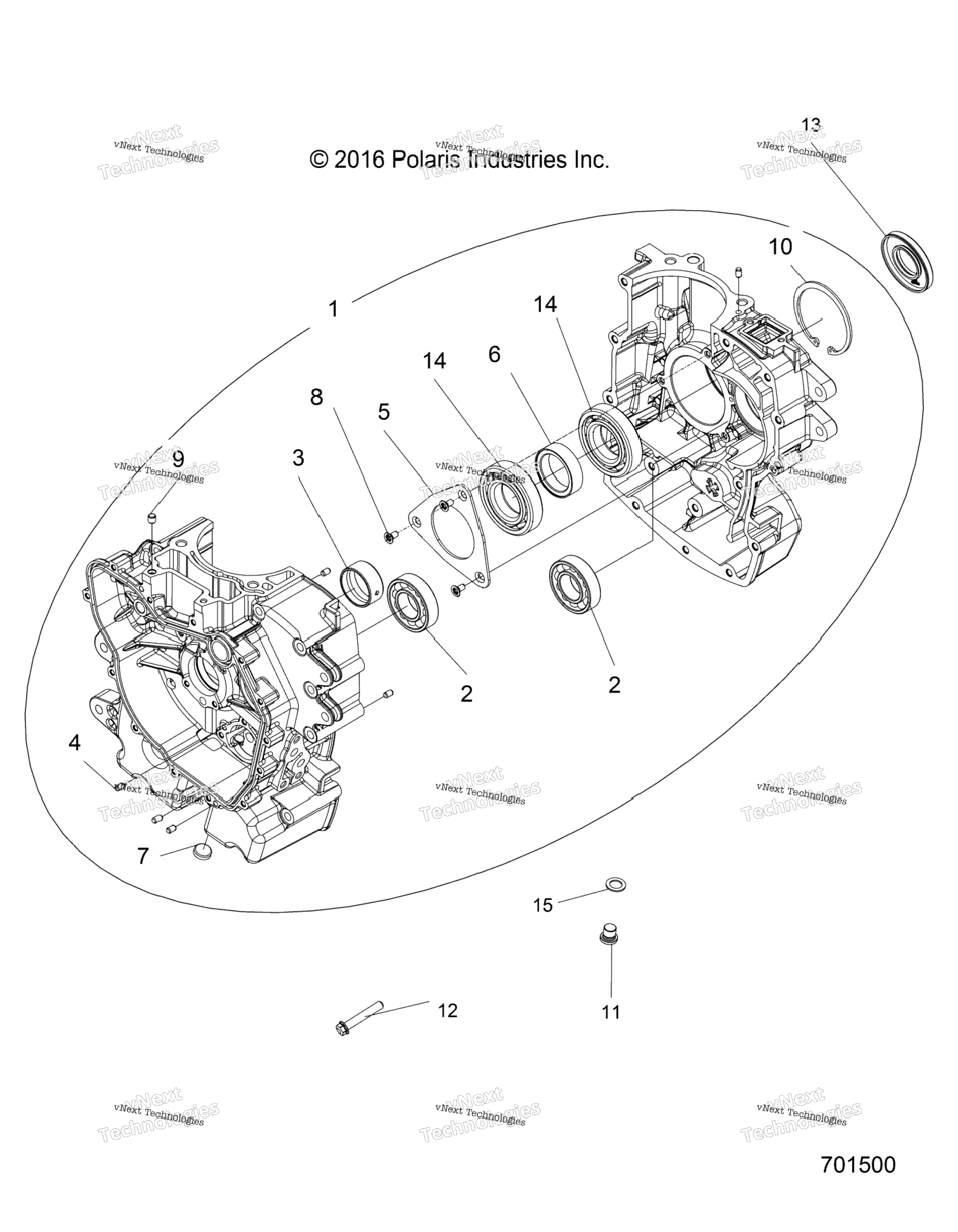 Engine, Crankcase