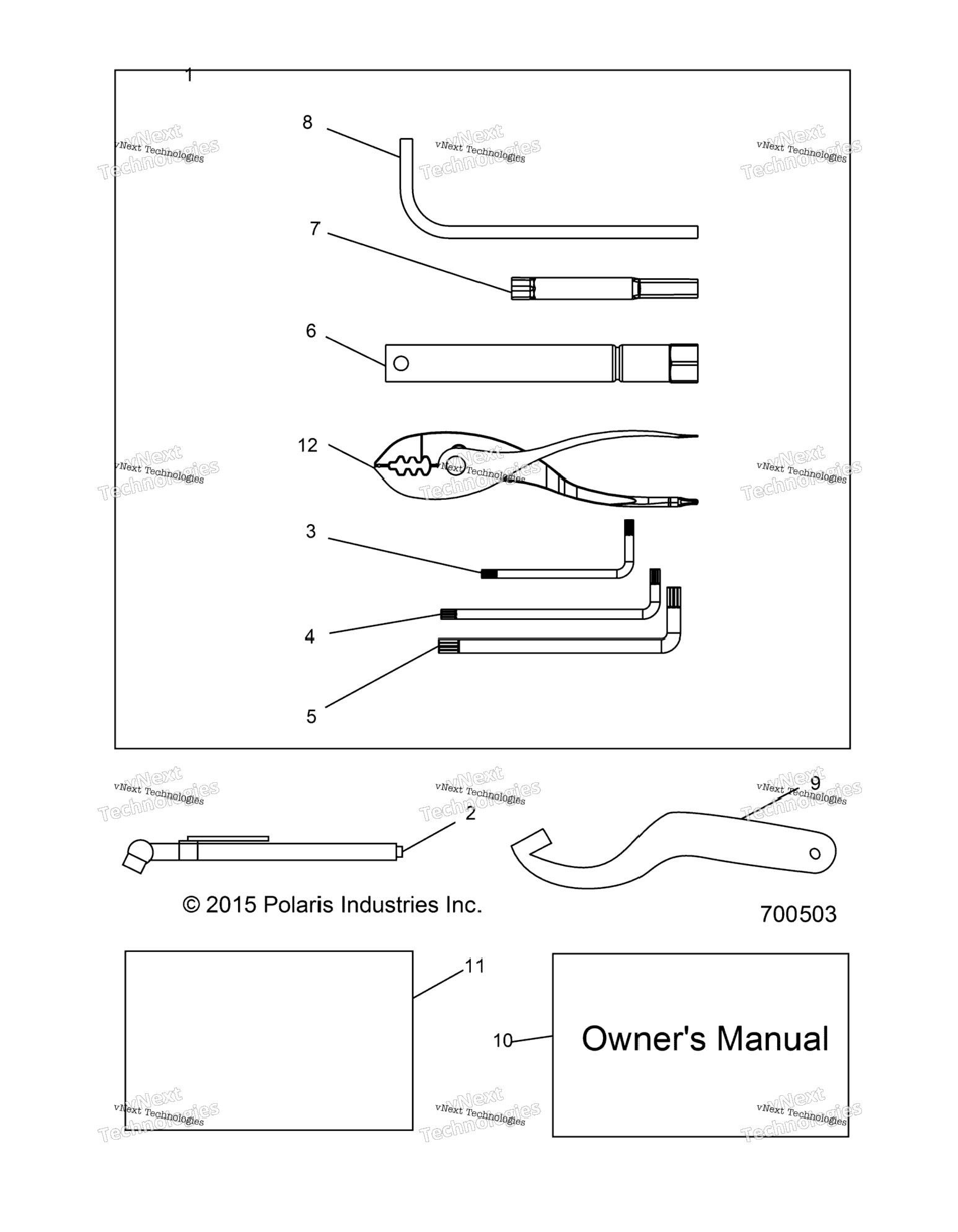 References, Tool Kit & Owners Manuals