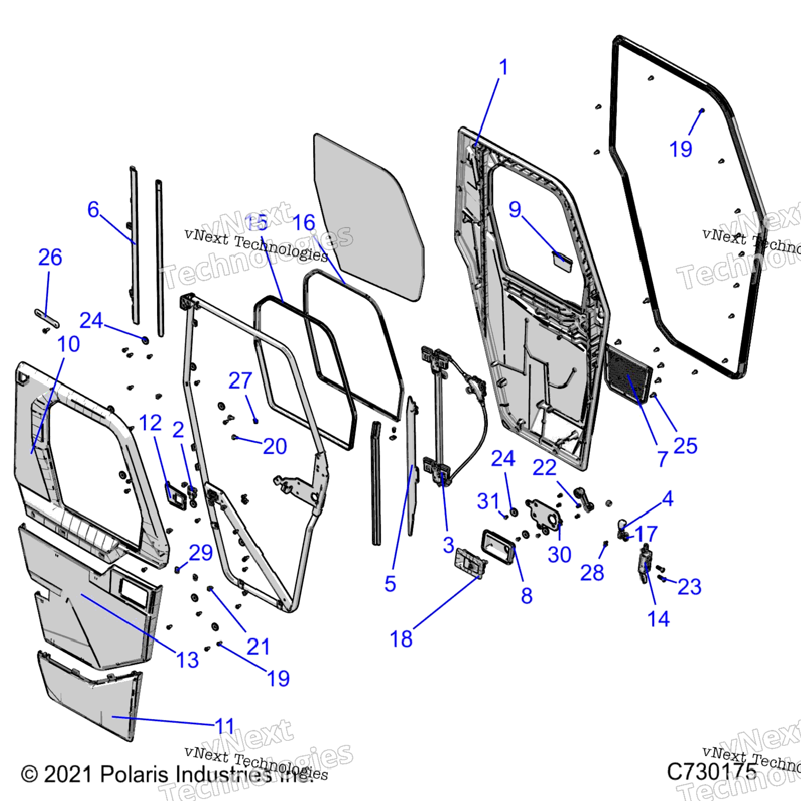 Body, Door Front