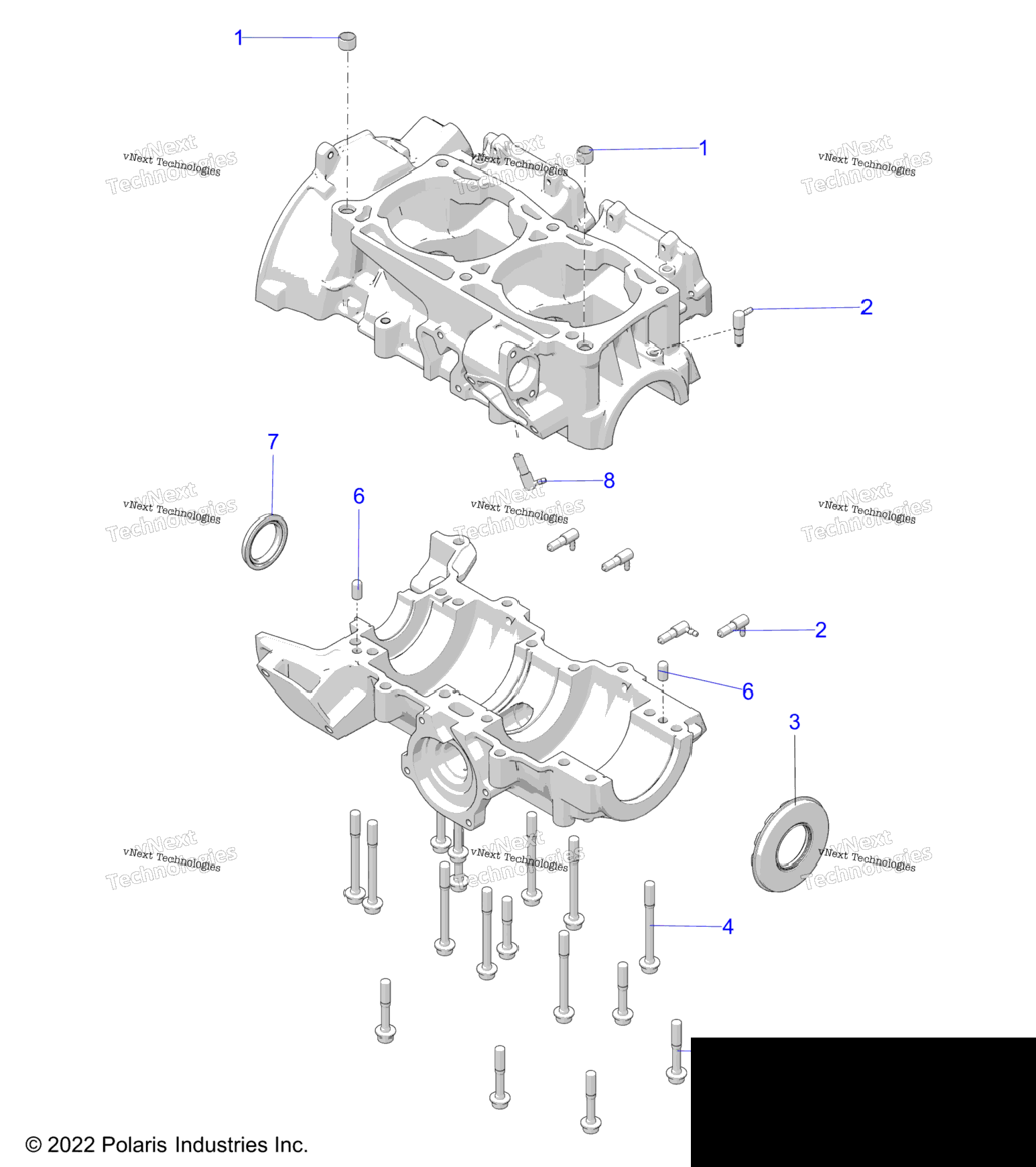 Engine, Crankcase