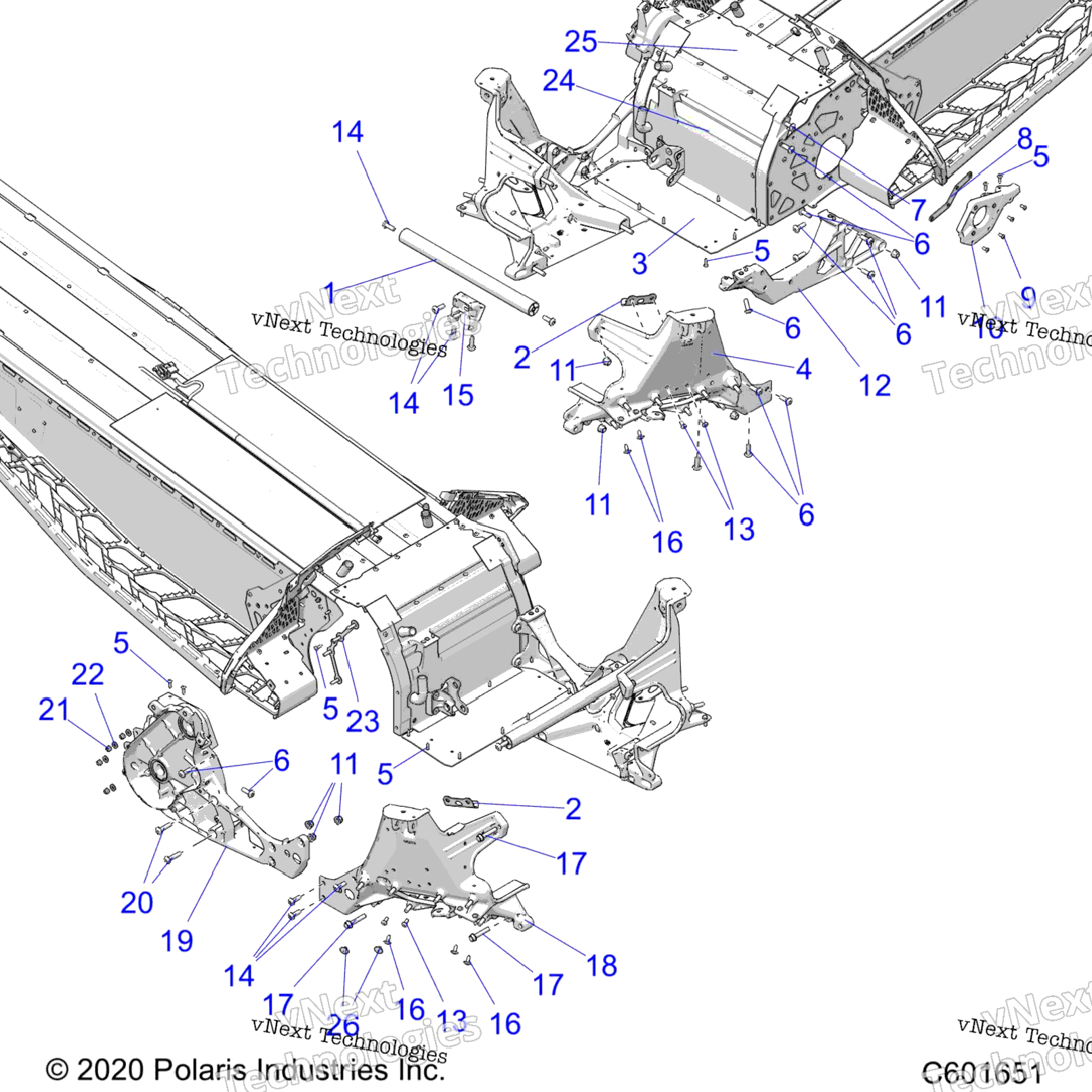 Chassis, Bulkhead Asm. All Options