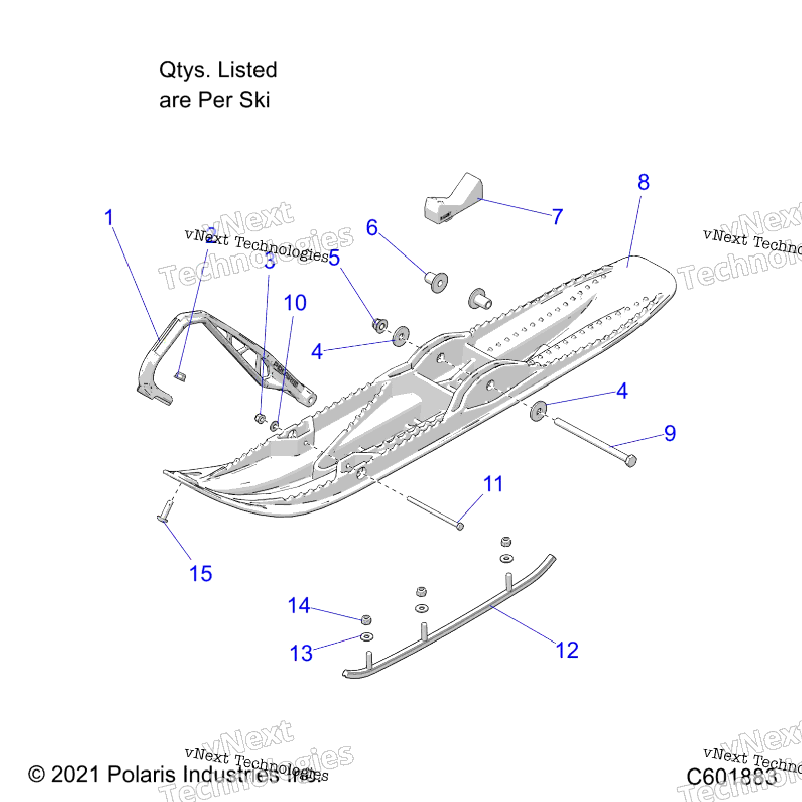 Steering, Ski Asm. S22tdv6re All Options (C601681)