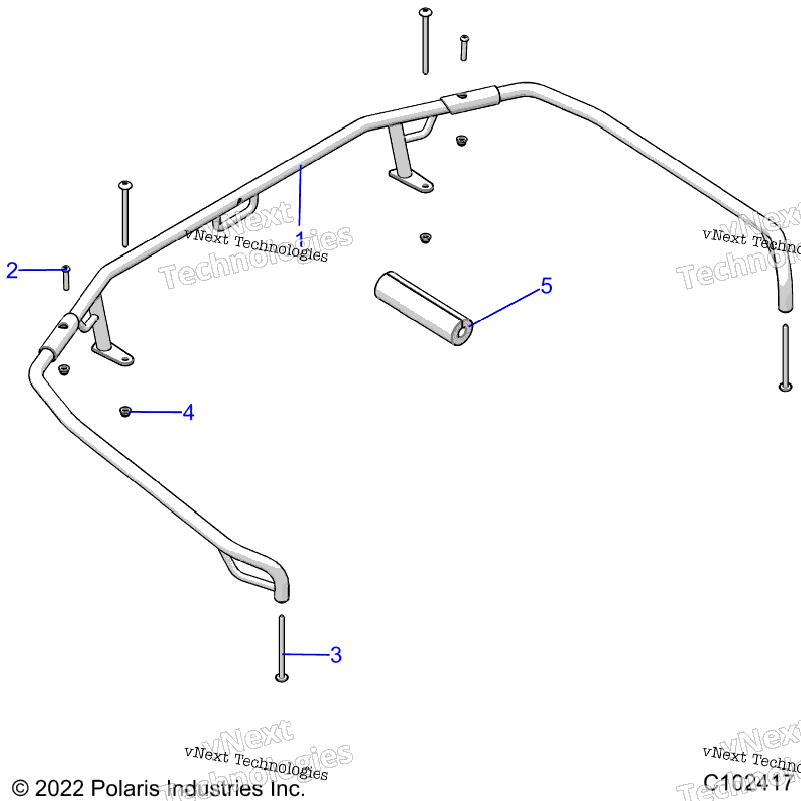 Body, Rear Rack, Extenders