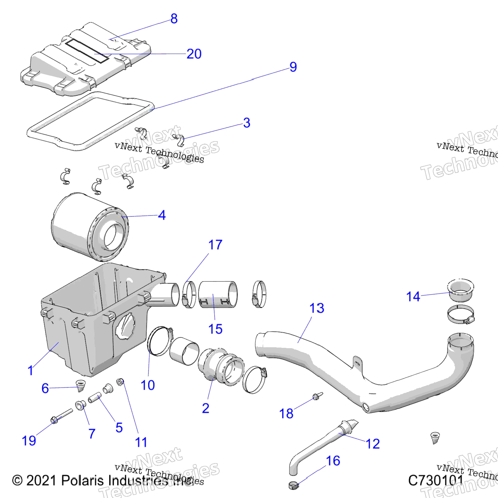 Engine, Air Intake System