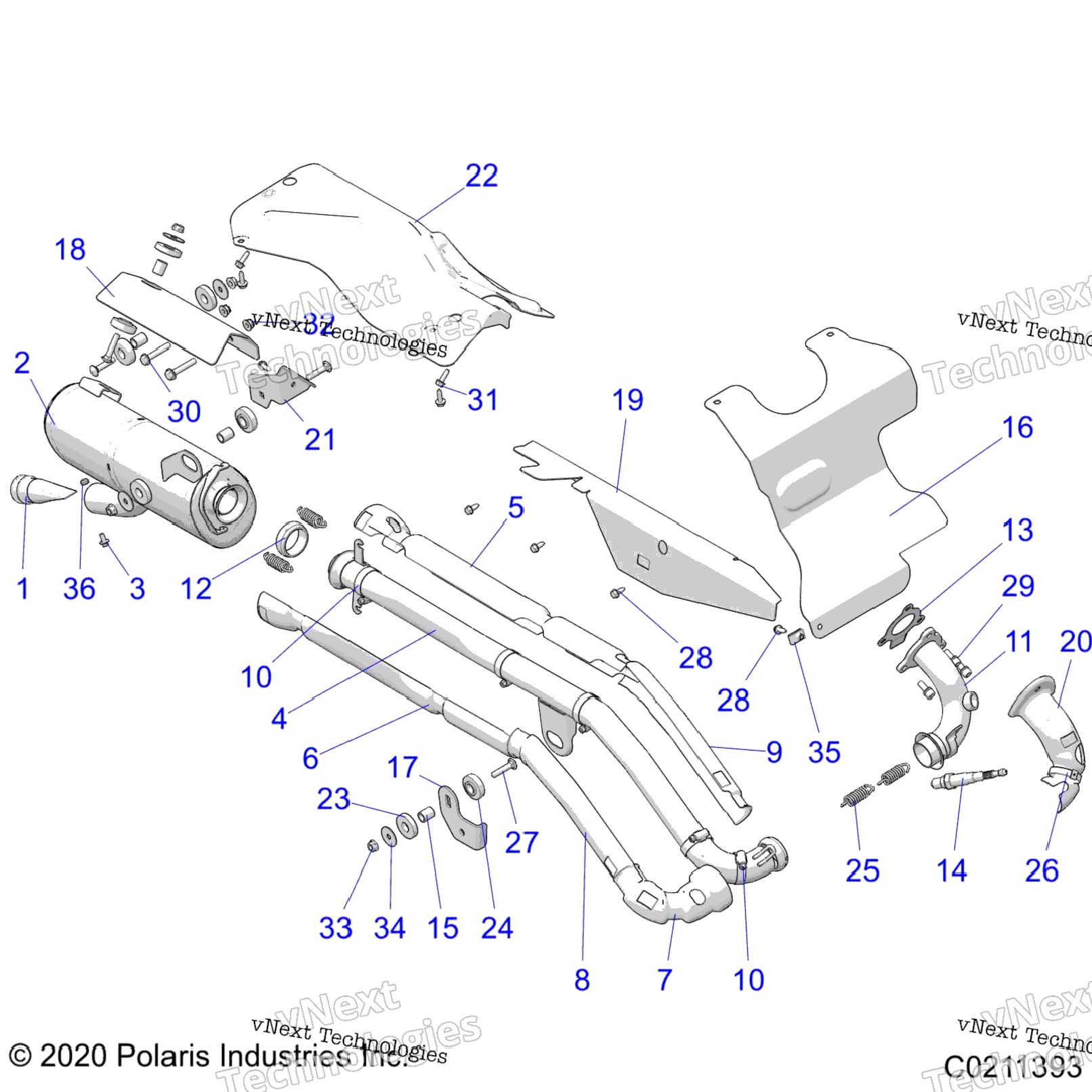 Engine, Exhaust A22sez57bmBn