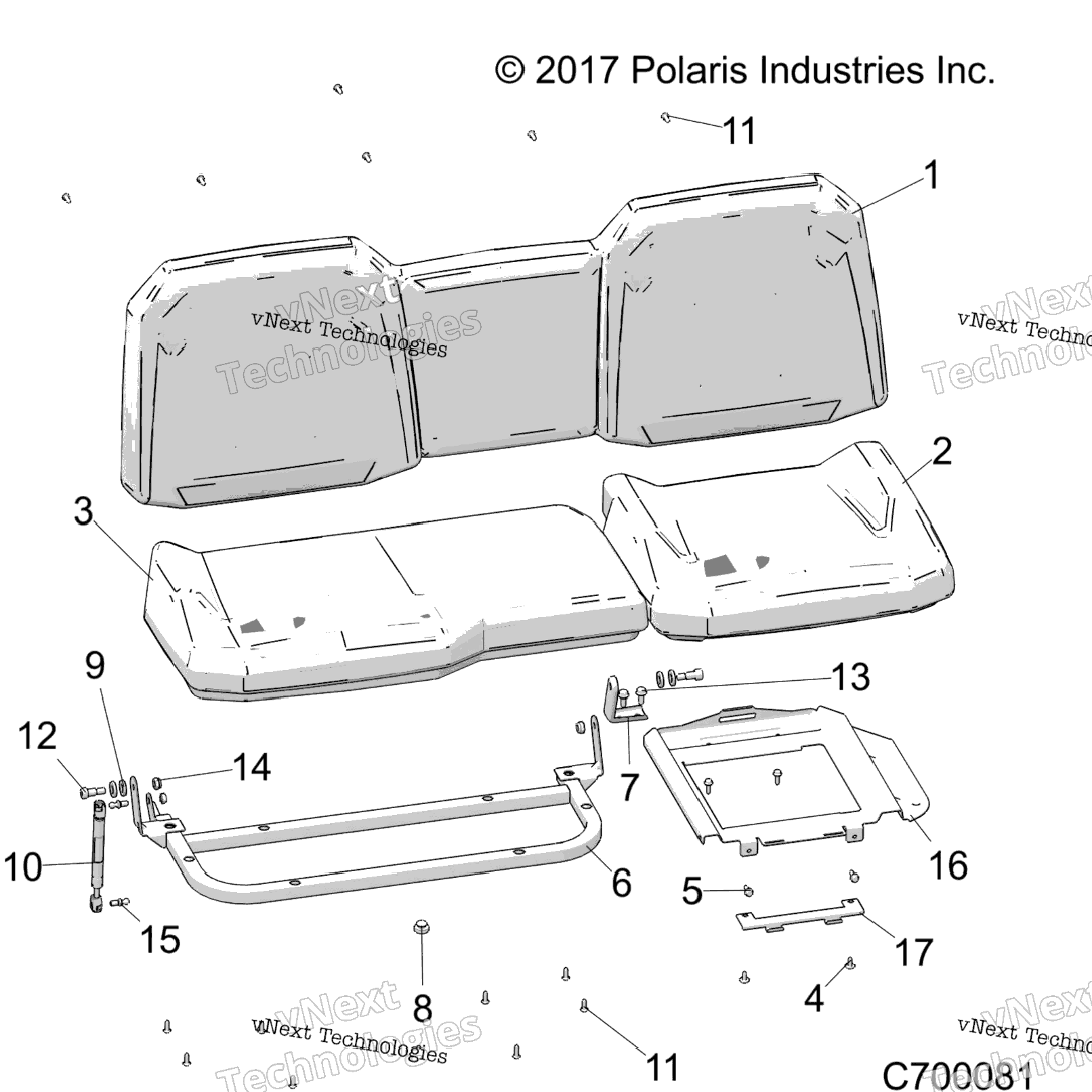 Body, Seat Asm