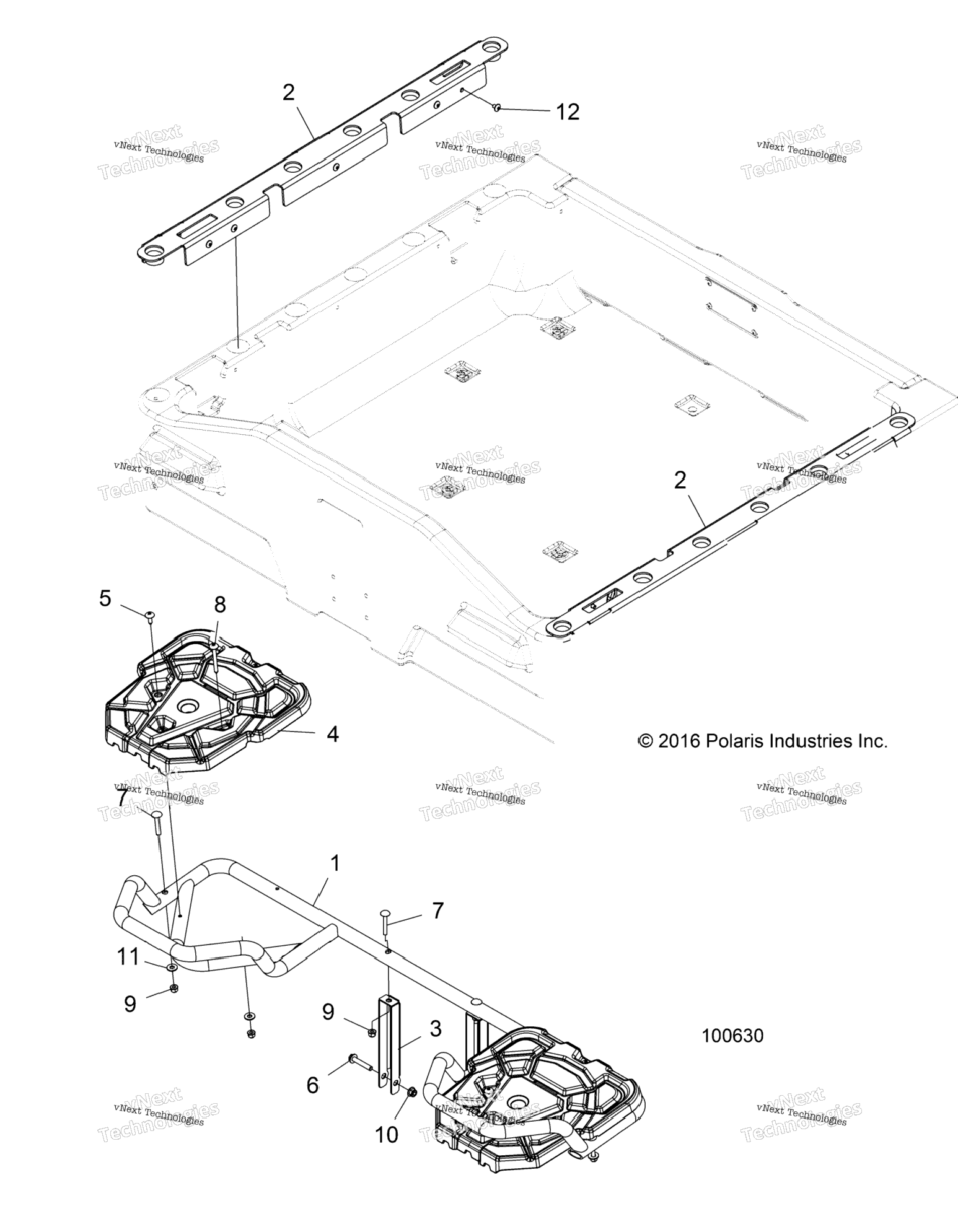 Body, Rear Rack & Box Side Rails