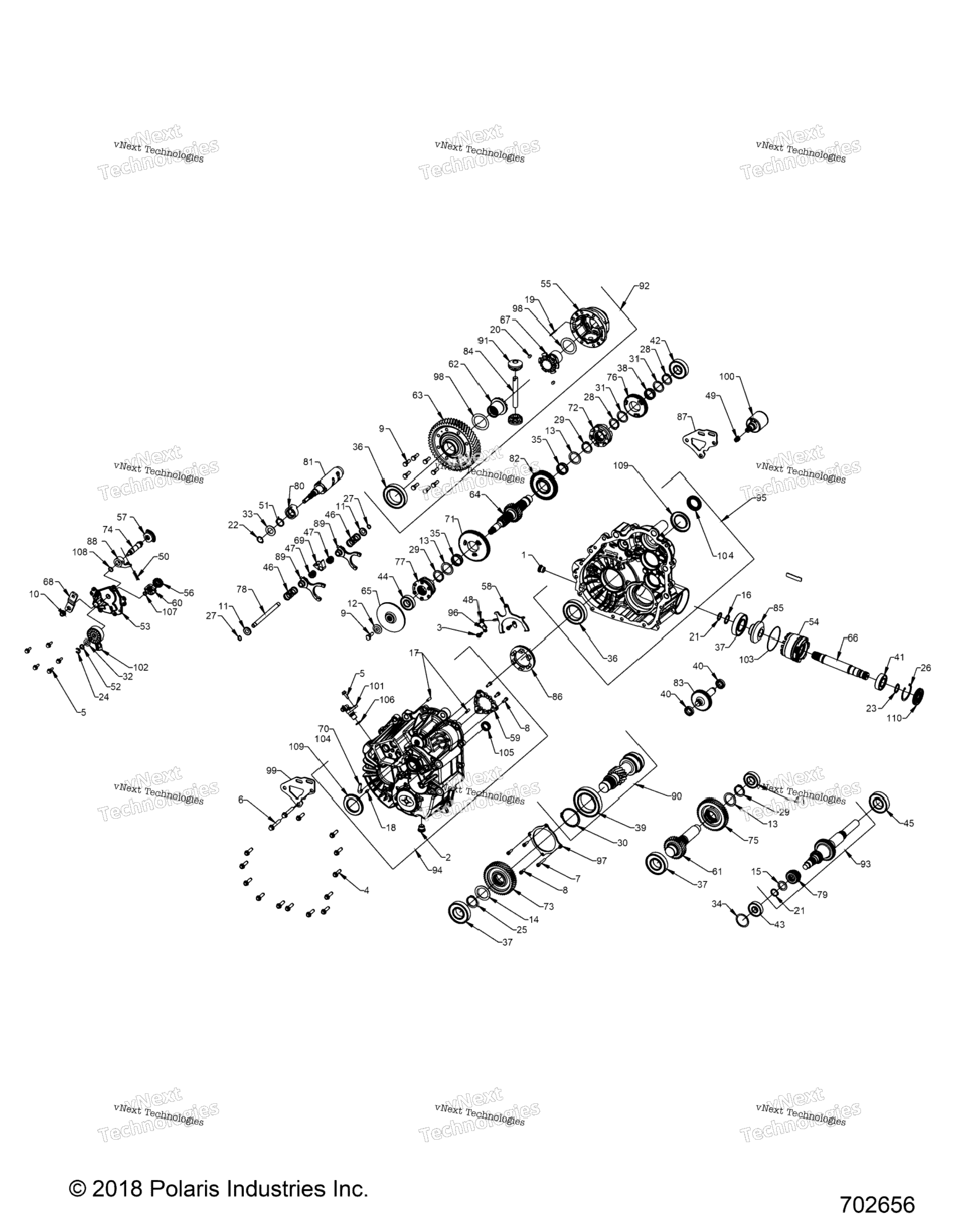 Drive Train, Main Gearcase Internals