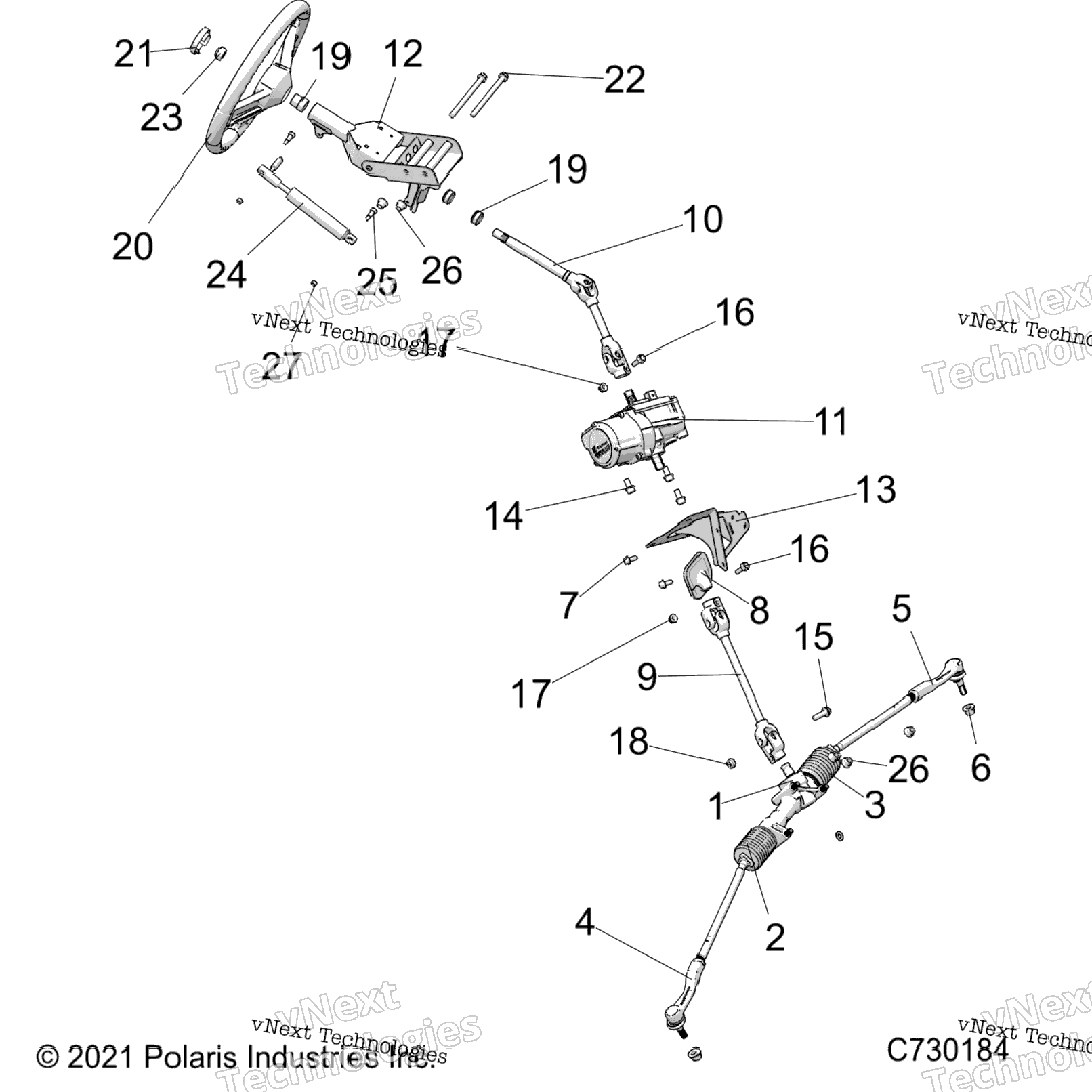 Steering, Steering Asm