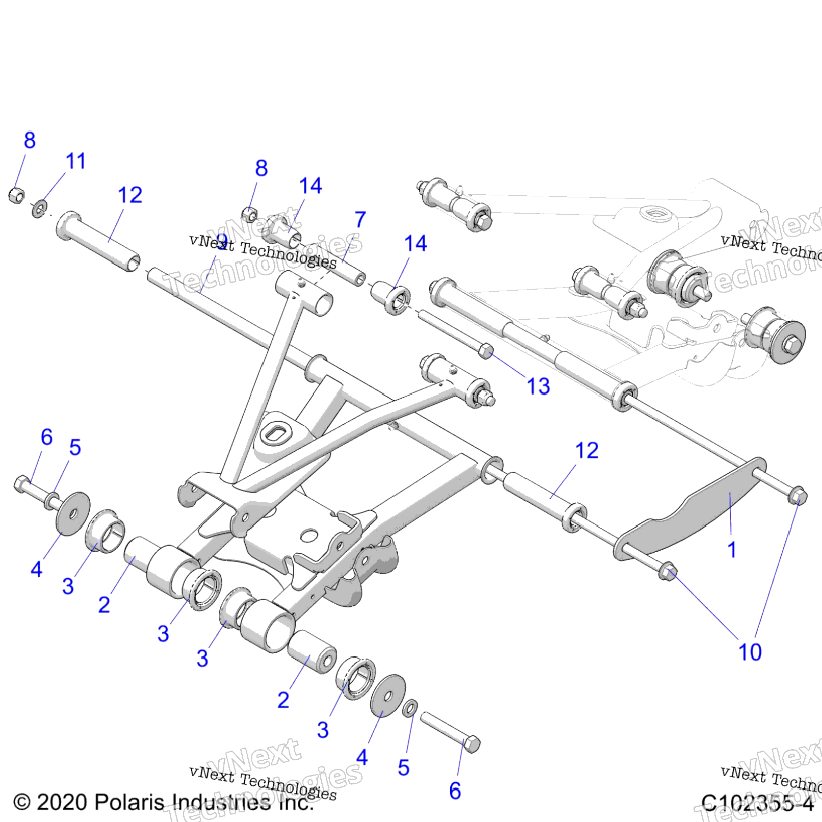 Suspension, Rear Control Arm Mounting