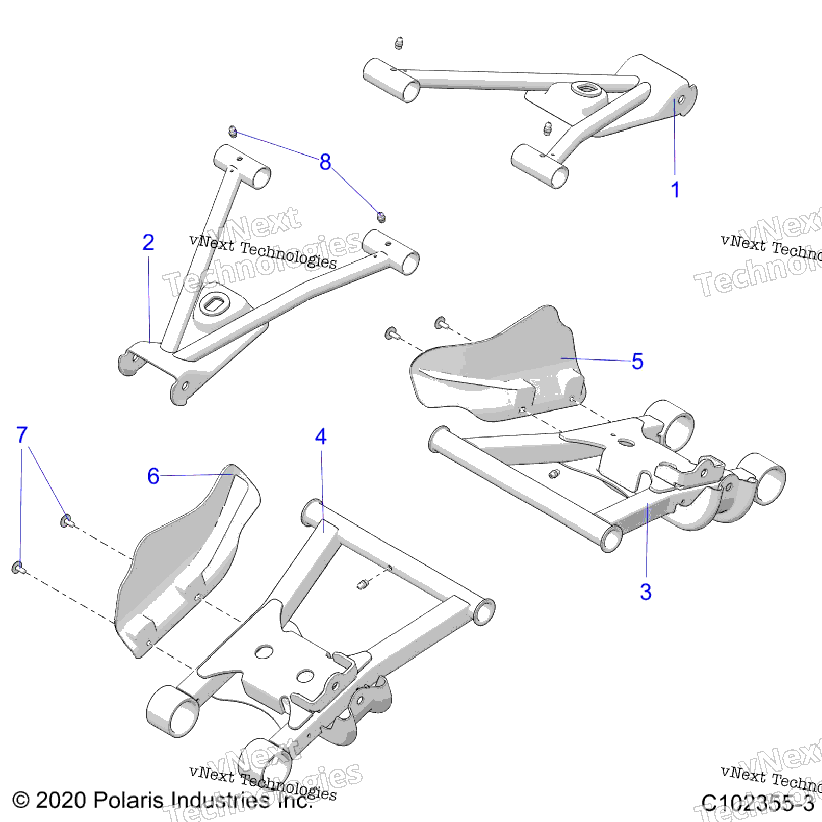 Suspension, Rear Control Arms