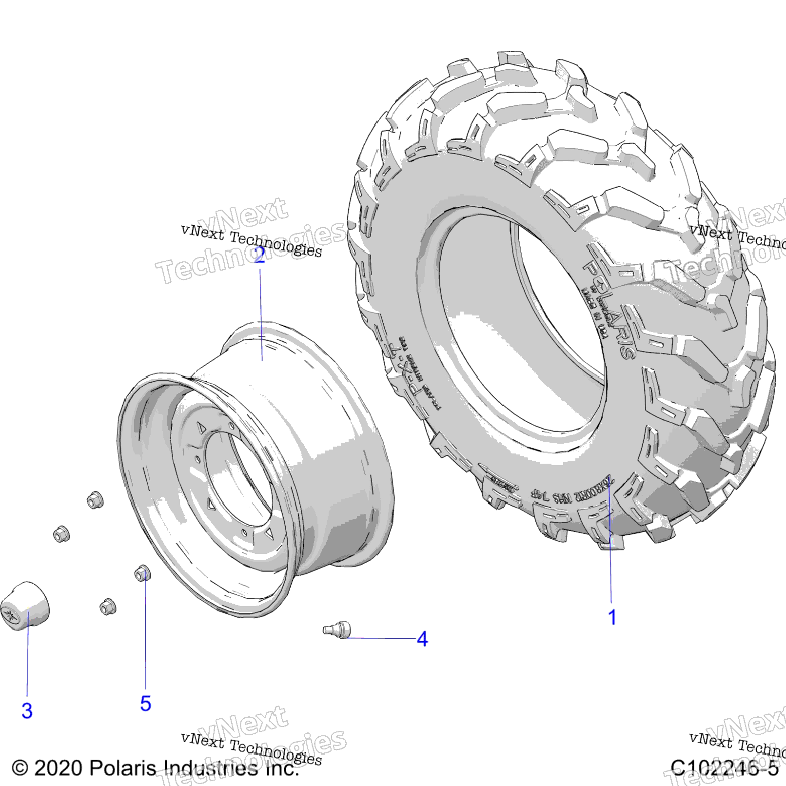 Wheels, Front Tire