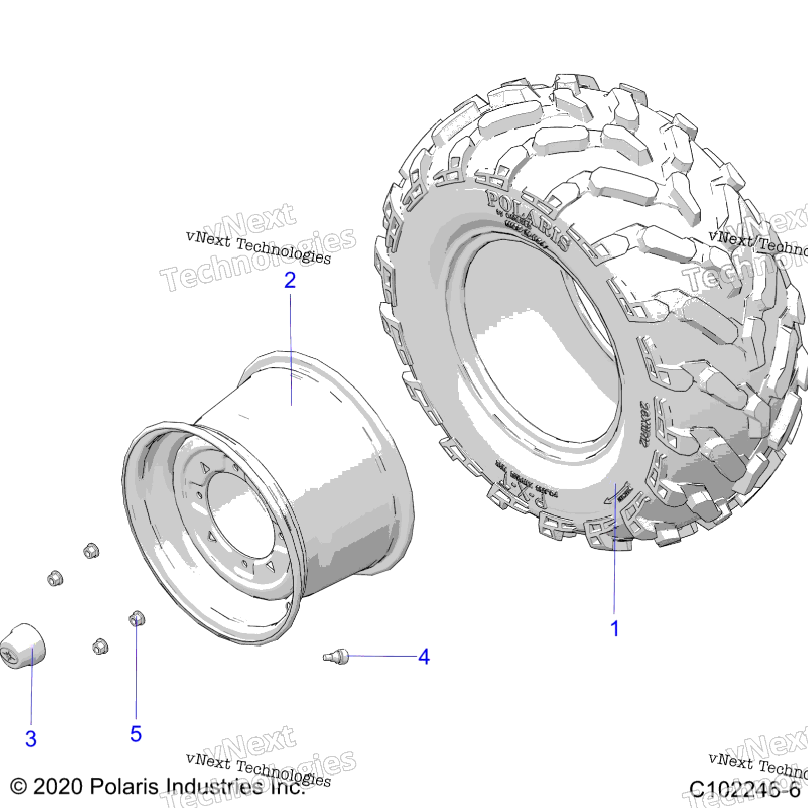 Wheels, Rear Tire