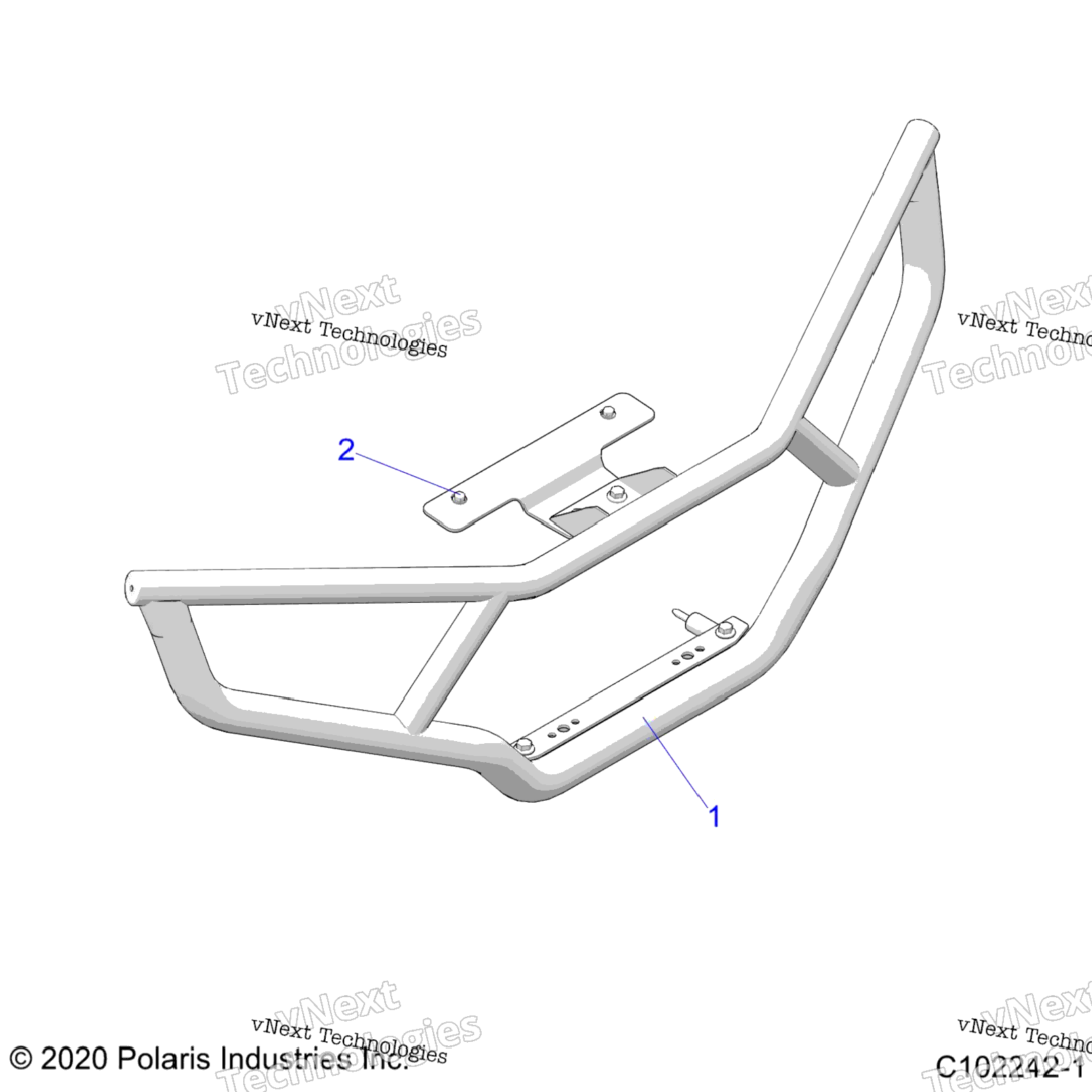 Body, Front Brush Guard A22s6e57fl