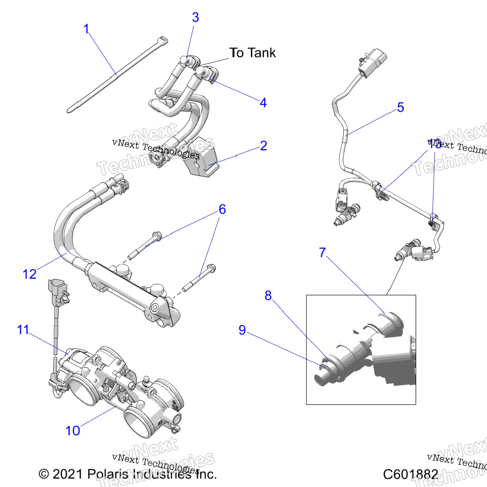 Fuel System, Rail, Lines & Throttle Body All Options