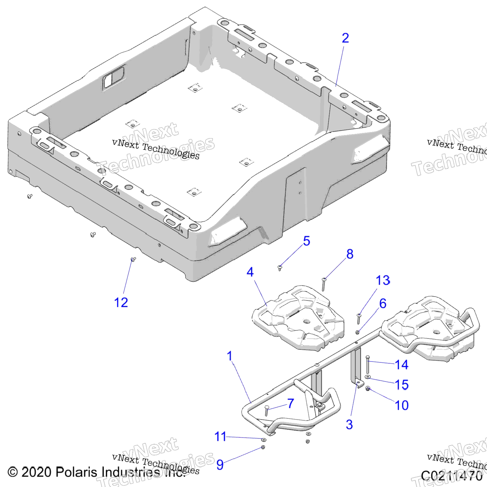 Body, Rear Rack & Box Side Rails