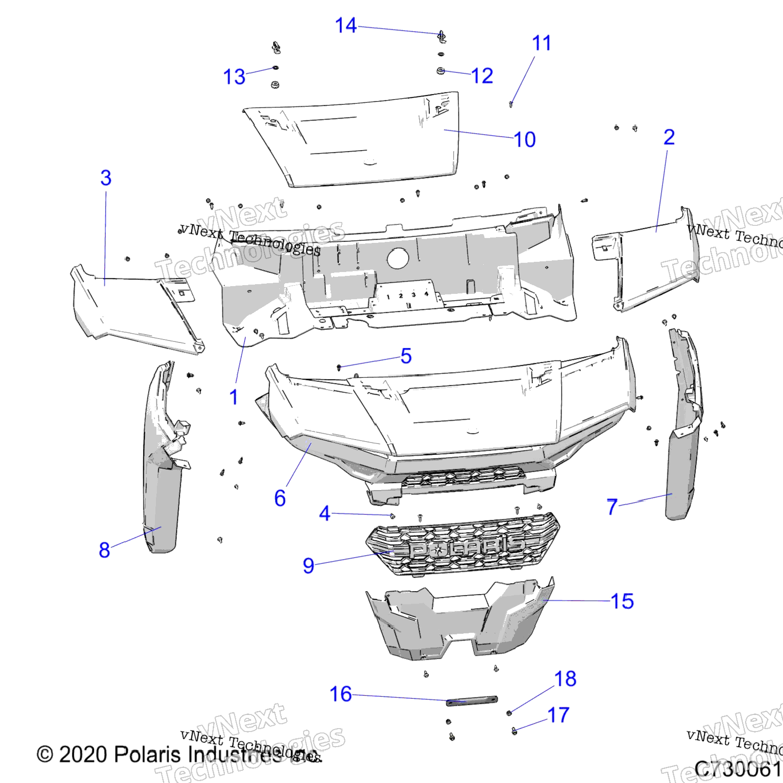 Body, Hood And Front Facia