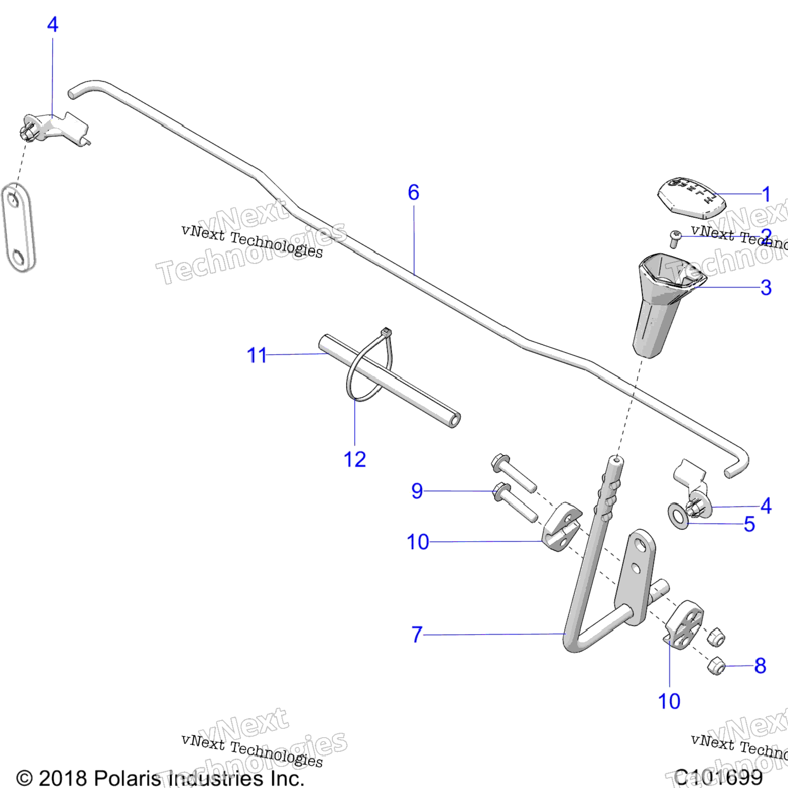 Drive Train, Gear Selector