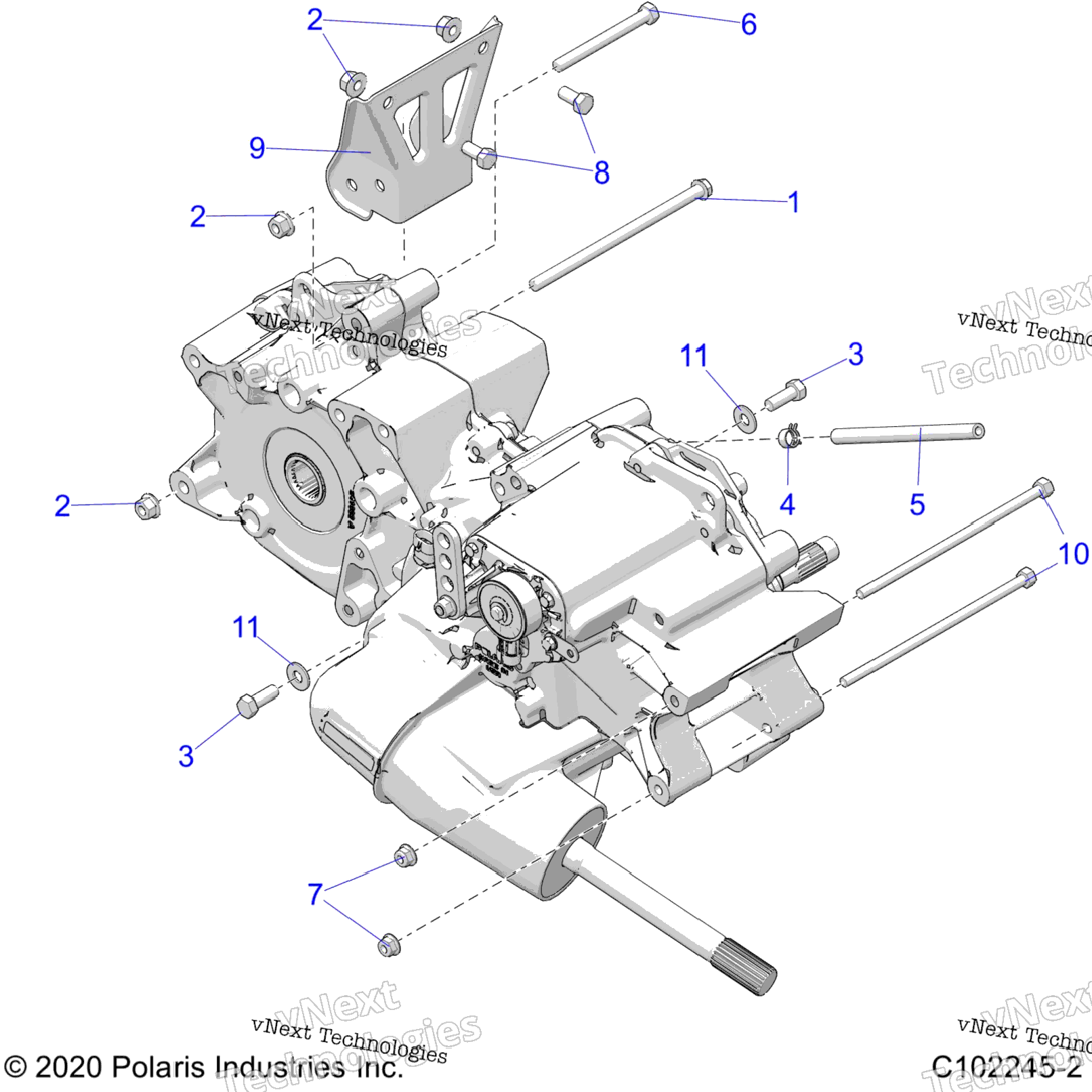 Drive Train, Main Gearcase Mounting