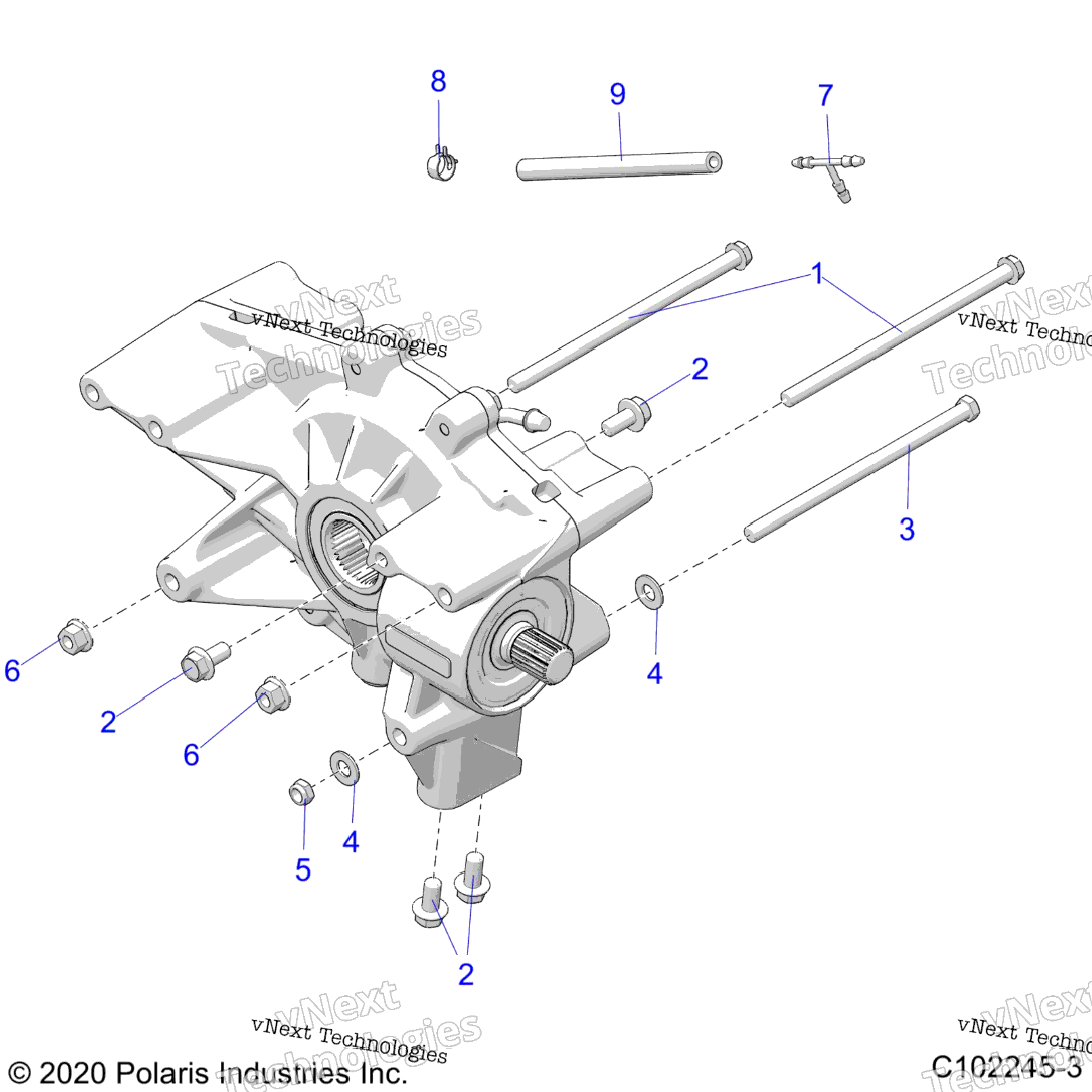 Drive Train, Rear Gearcase Mounting