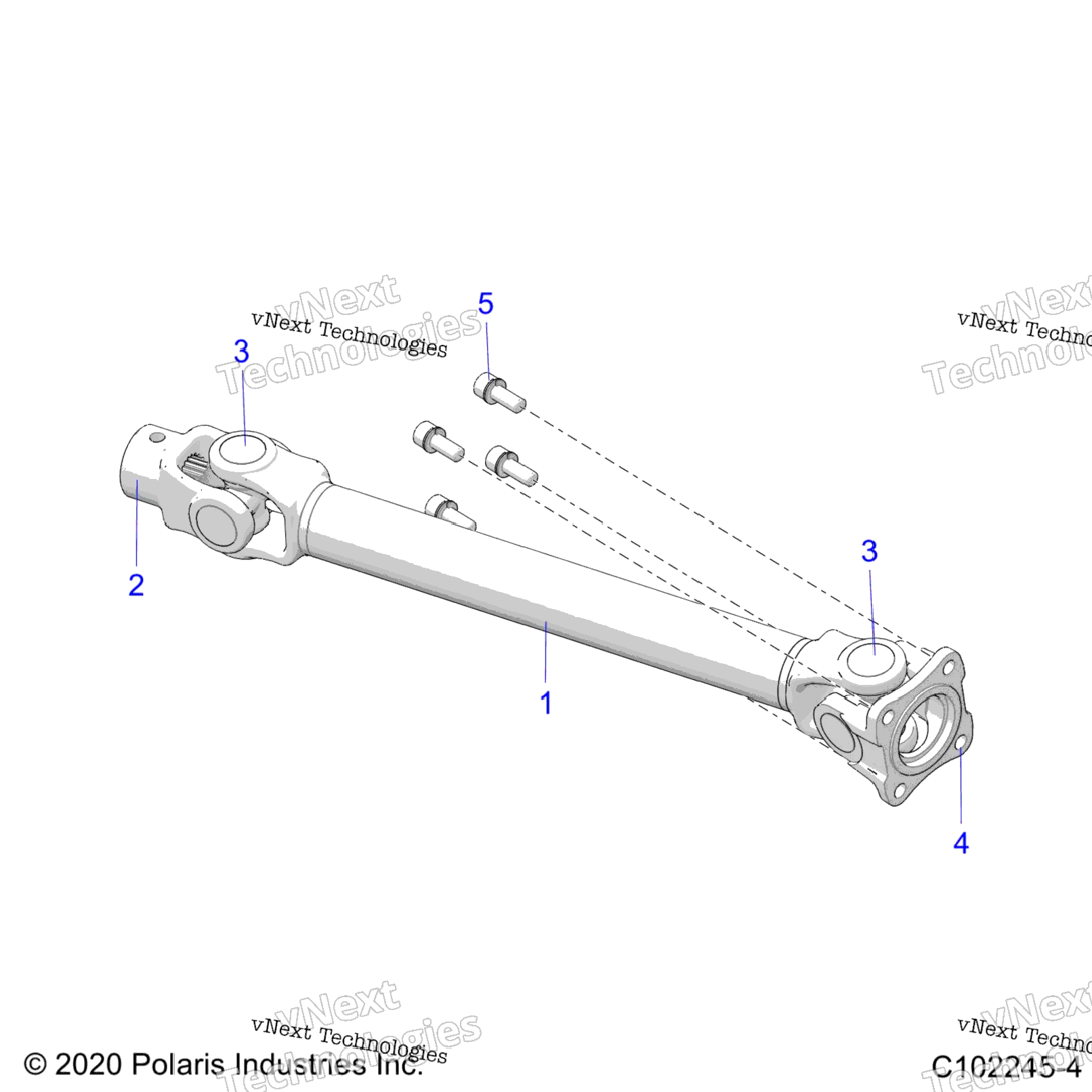 Drive Train, Rear Prop Shaft