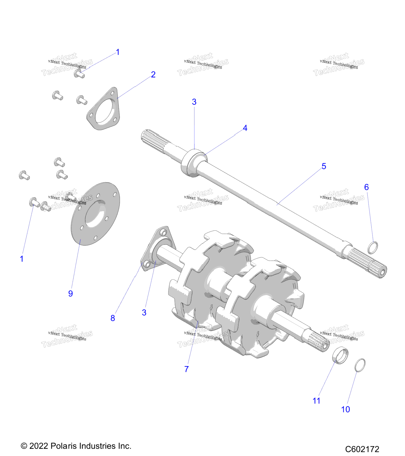 Drive Train, Jackshaft & Driveshaft