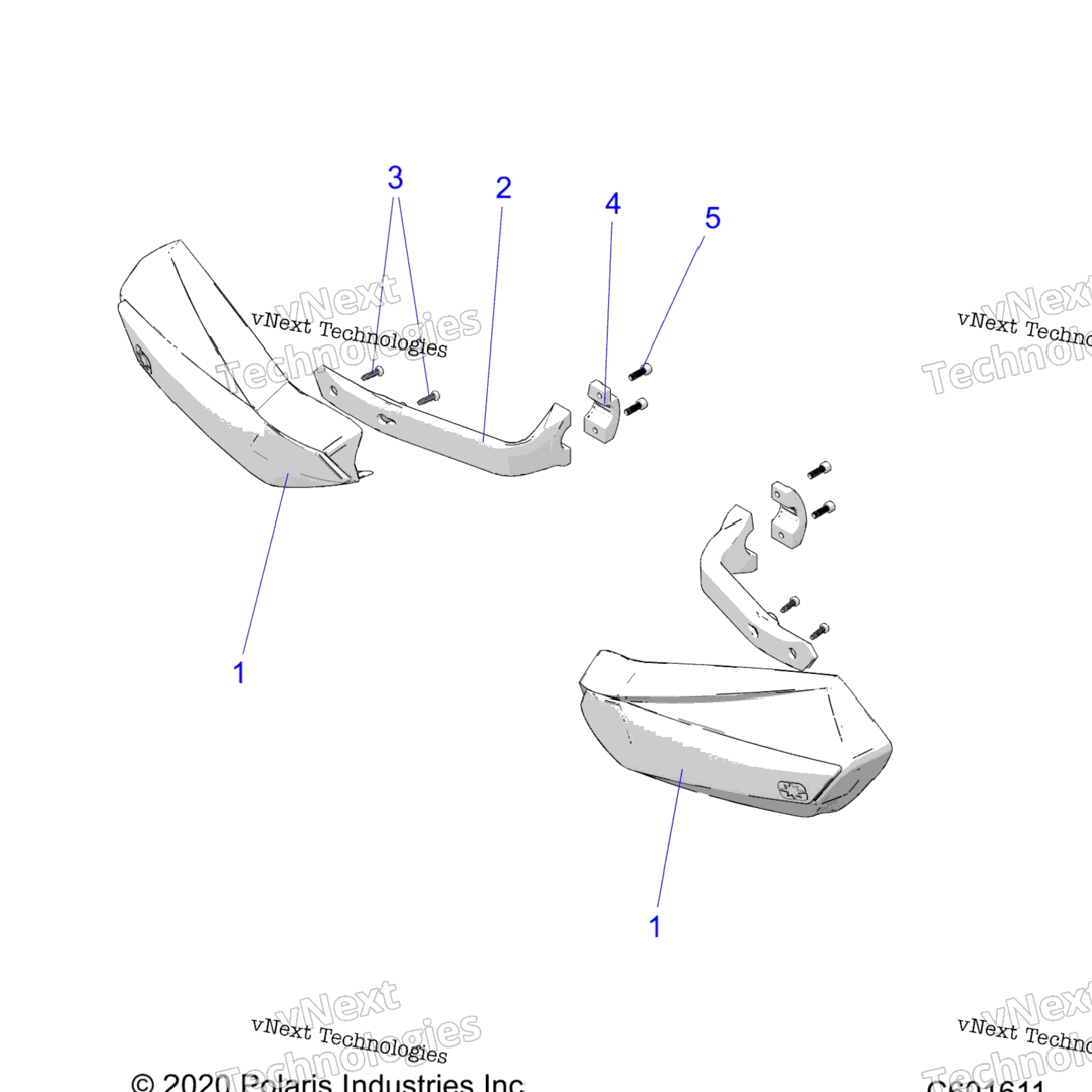 Steering, Hand Guards All Options