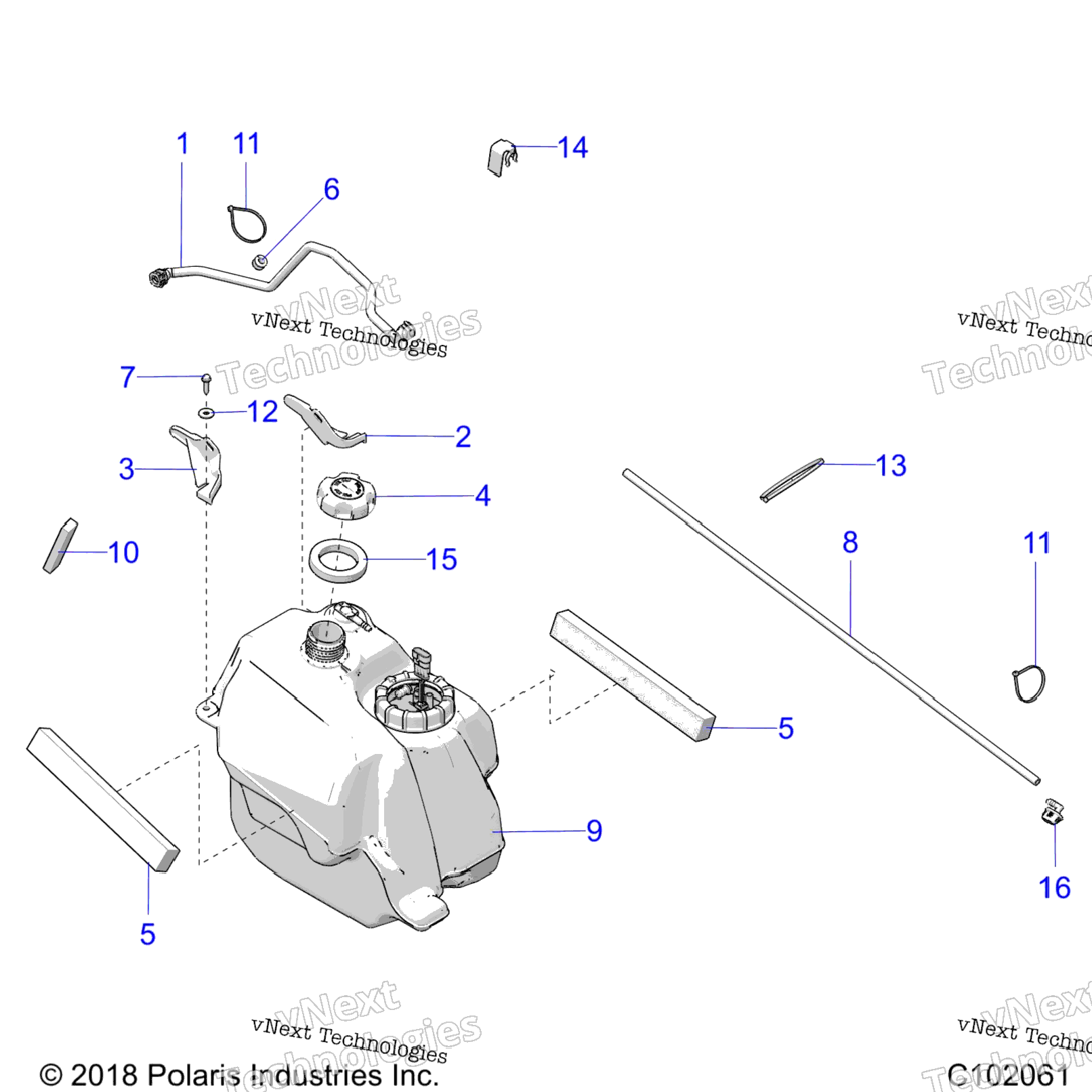 Fuel System, Fuel Tank Asm