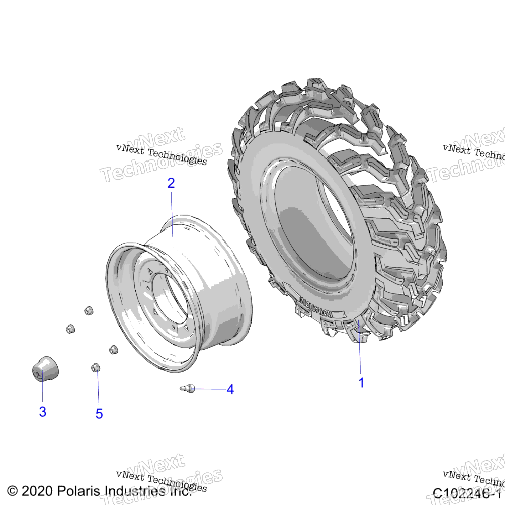 Wheels, Front Tire A22s6e57f1