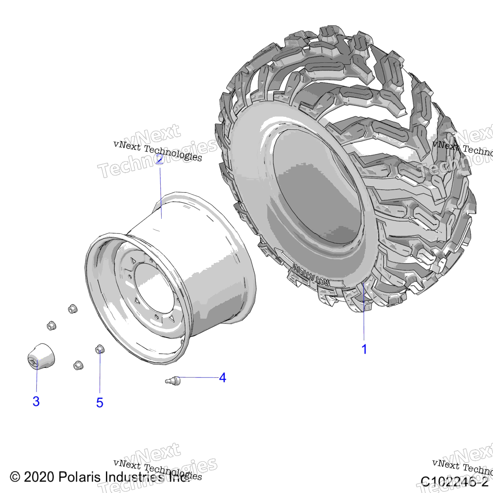 Wheels, Rear Tire A22s6e57f1