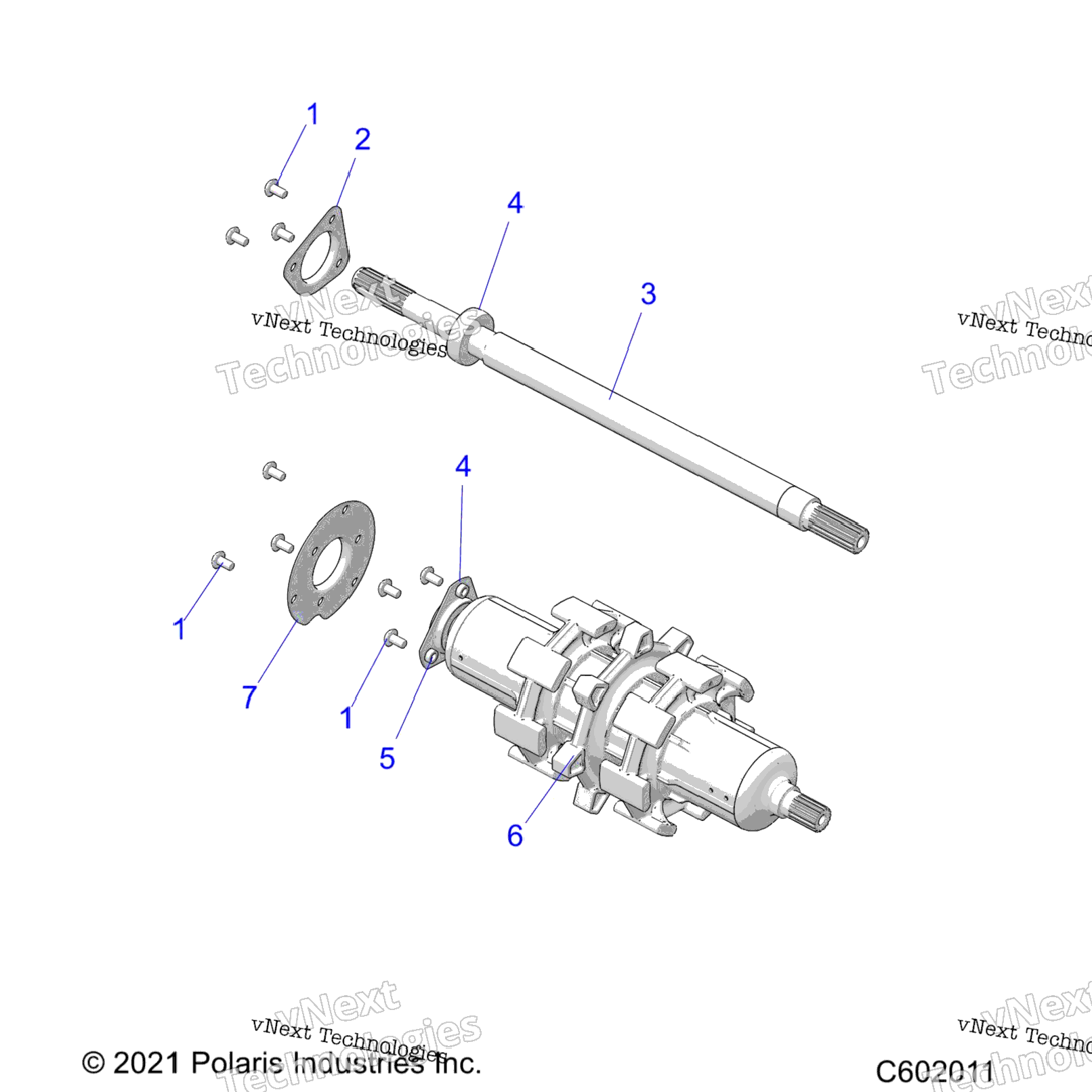 Drive Train, Jackshaft & Driveshaft