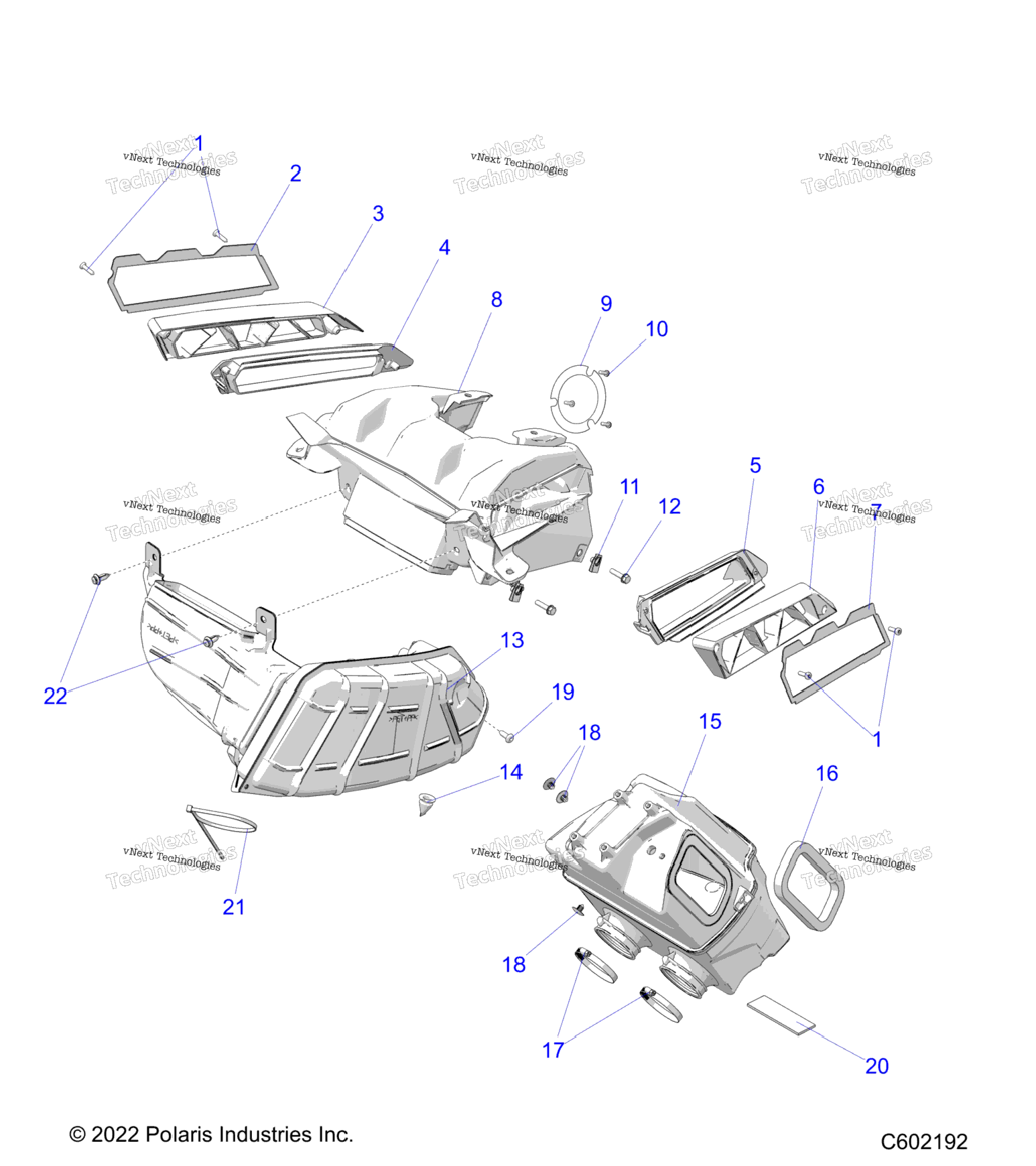 Engine, Air Intake System (C6021