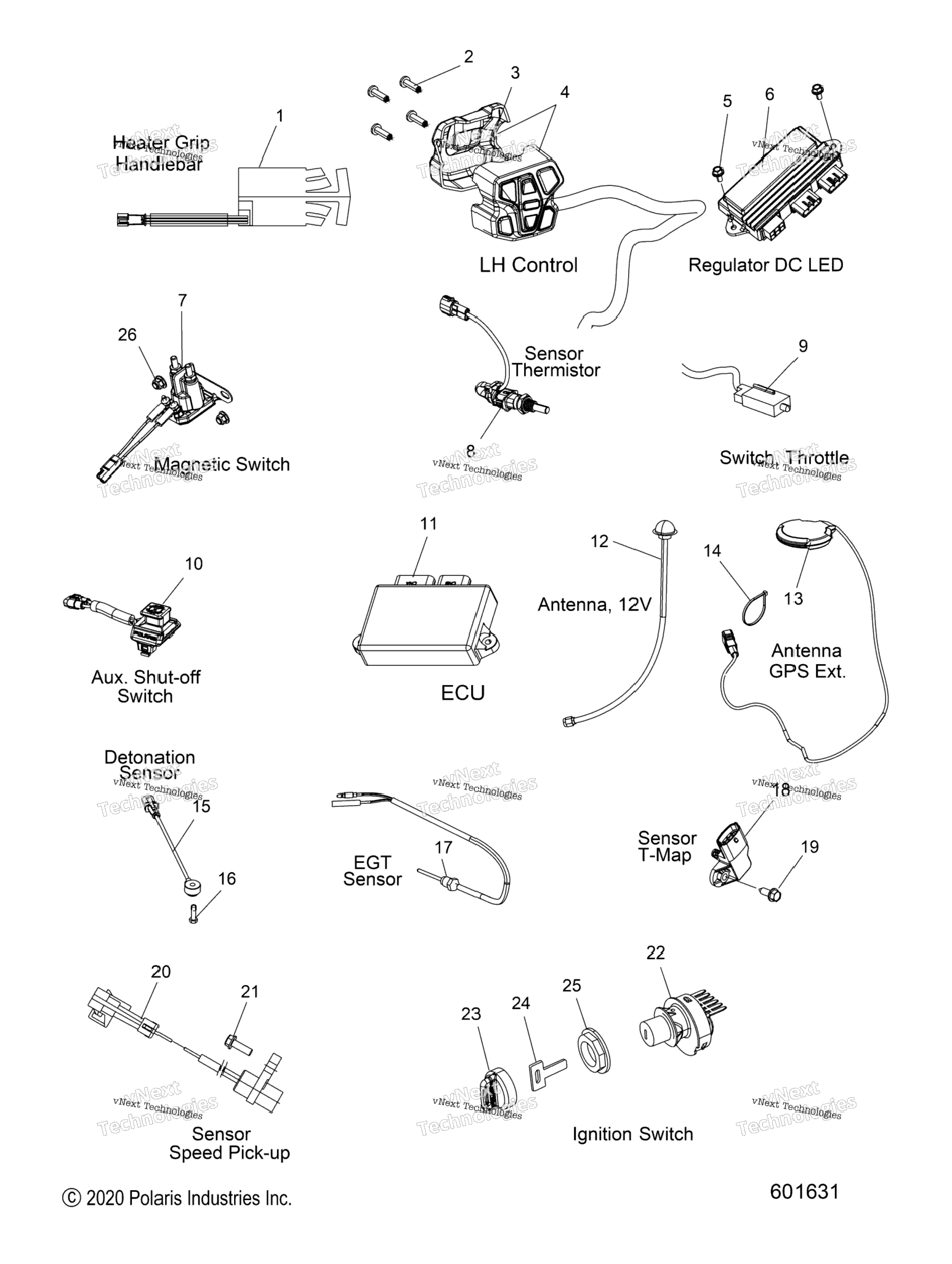 Electrical, Switches, Sensors & Components All Options