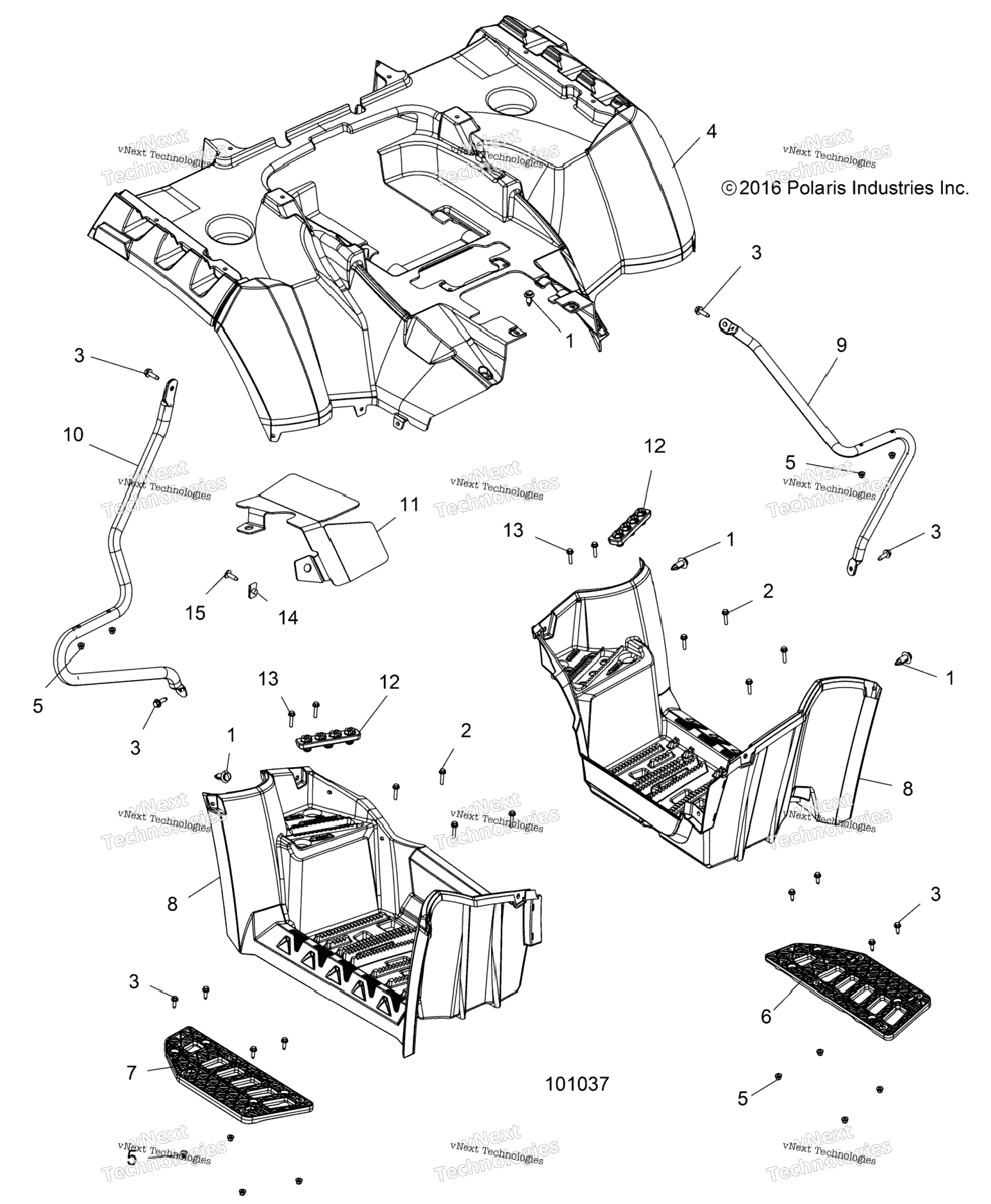 Body, Rear Cab & Footwell